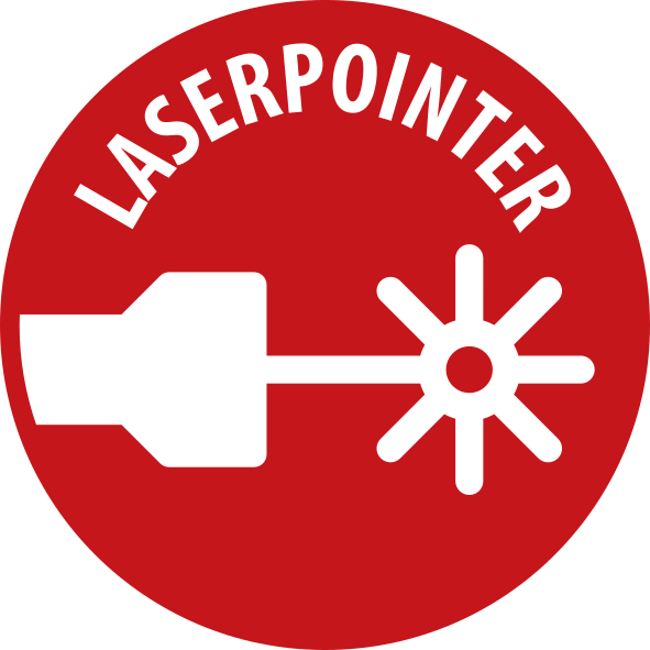 Brennenstuhl LED Taschenlampe mit integriertem Laserpointer