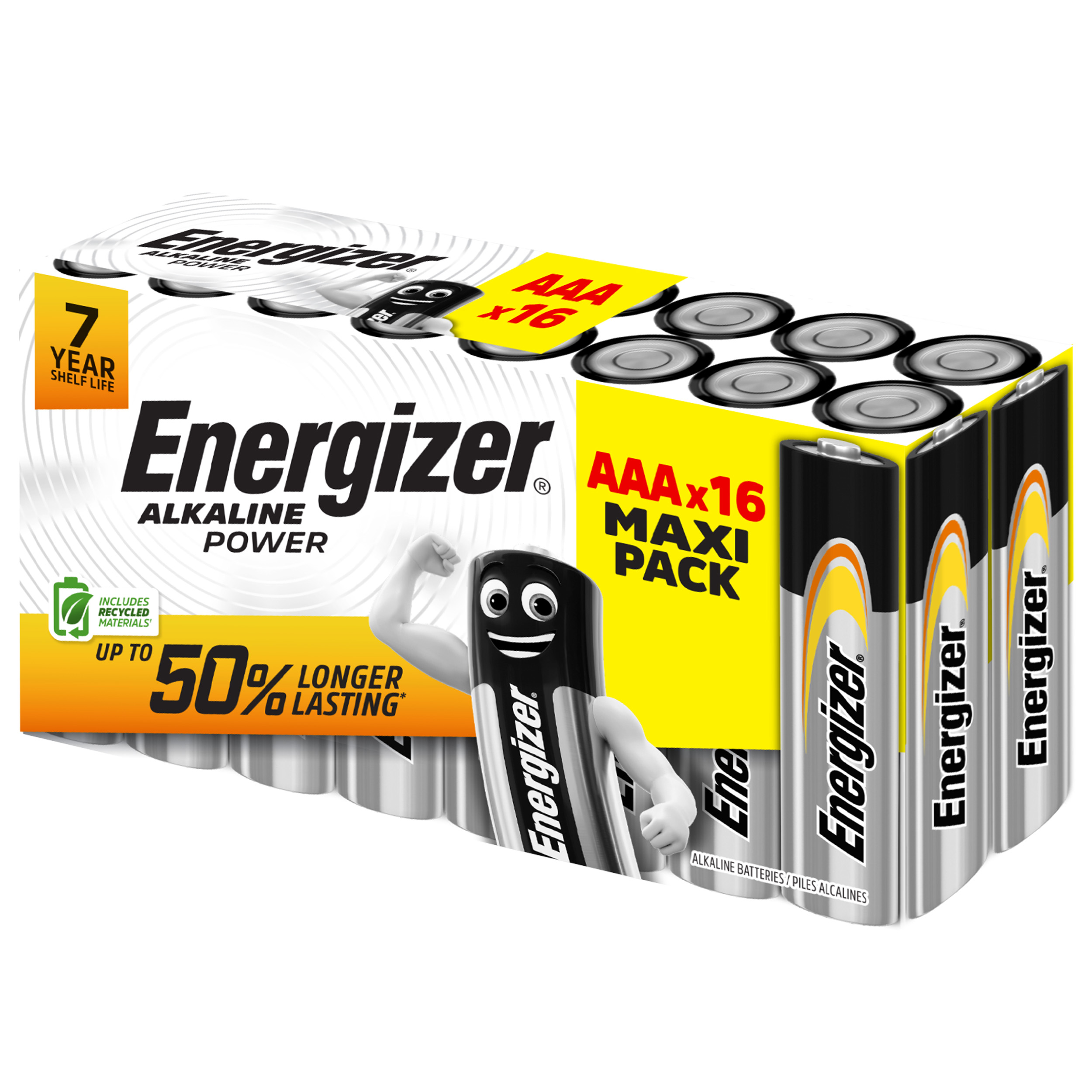 Energizer Alkaline Power Paper Pack Micro (AAA), 16 Stück Energizer Alkaline Power Paper Pack Micro (AAA), 16 Stück