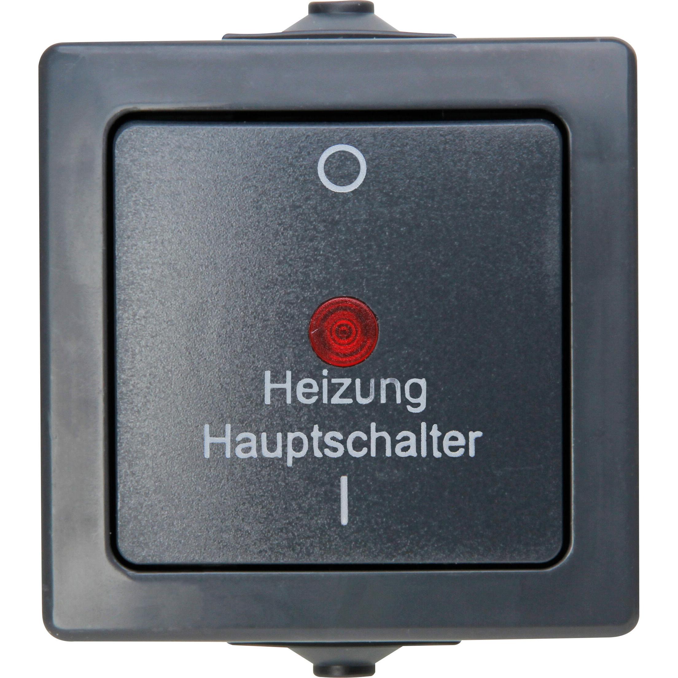 Kopp NAUTIC Heizungshauptschalter, anthrazit Kopp NAUTIC Heizungshauptschalter, anthrazit