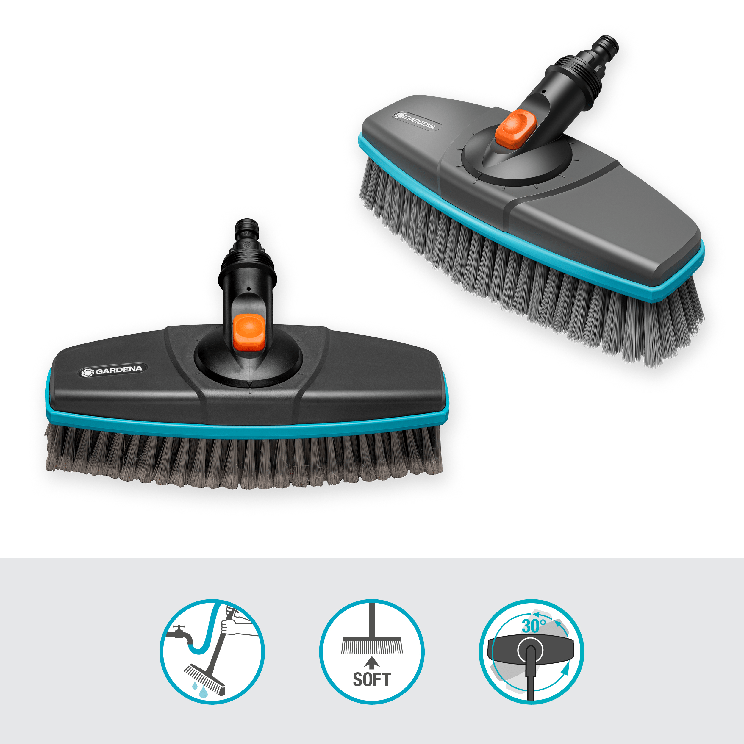 Gardena Cleansystem Stielbürste soft Gardena Cleansystem Stielbürste soft