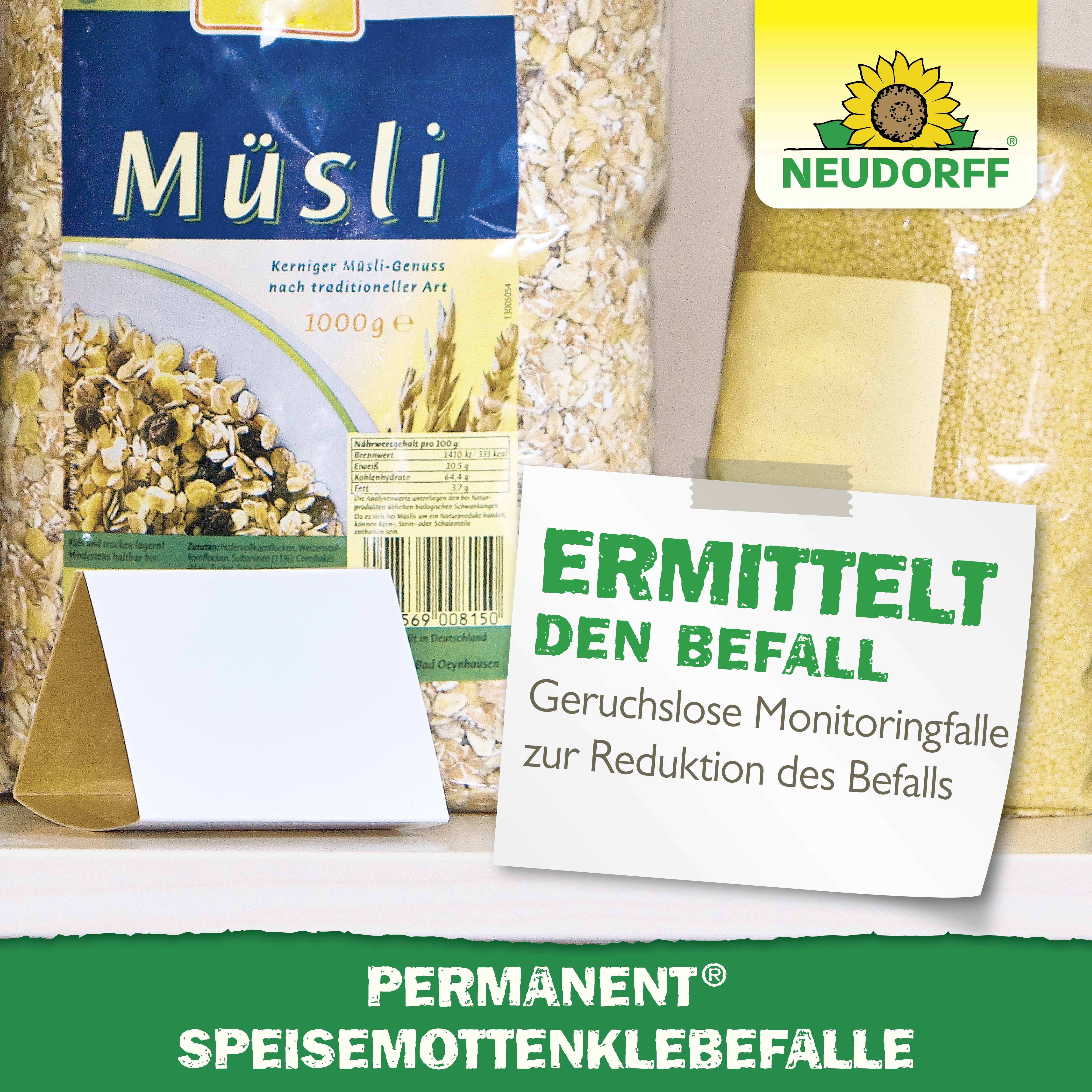 Neudorff Permanent SpeisemottenKlebefalle