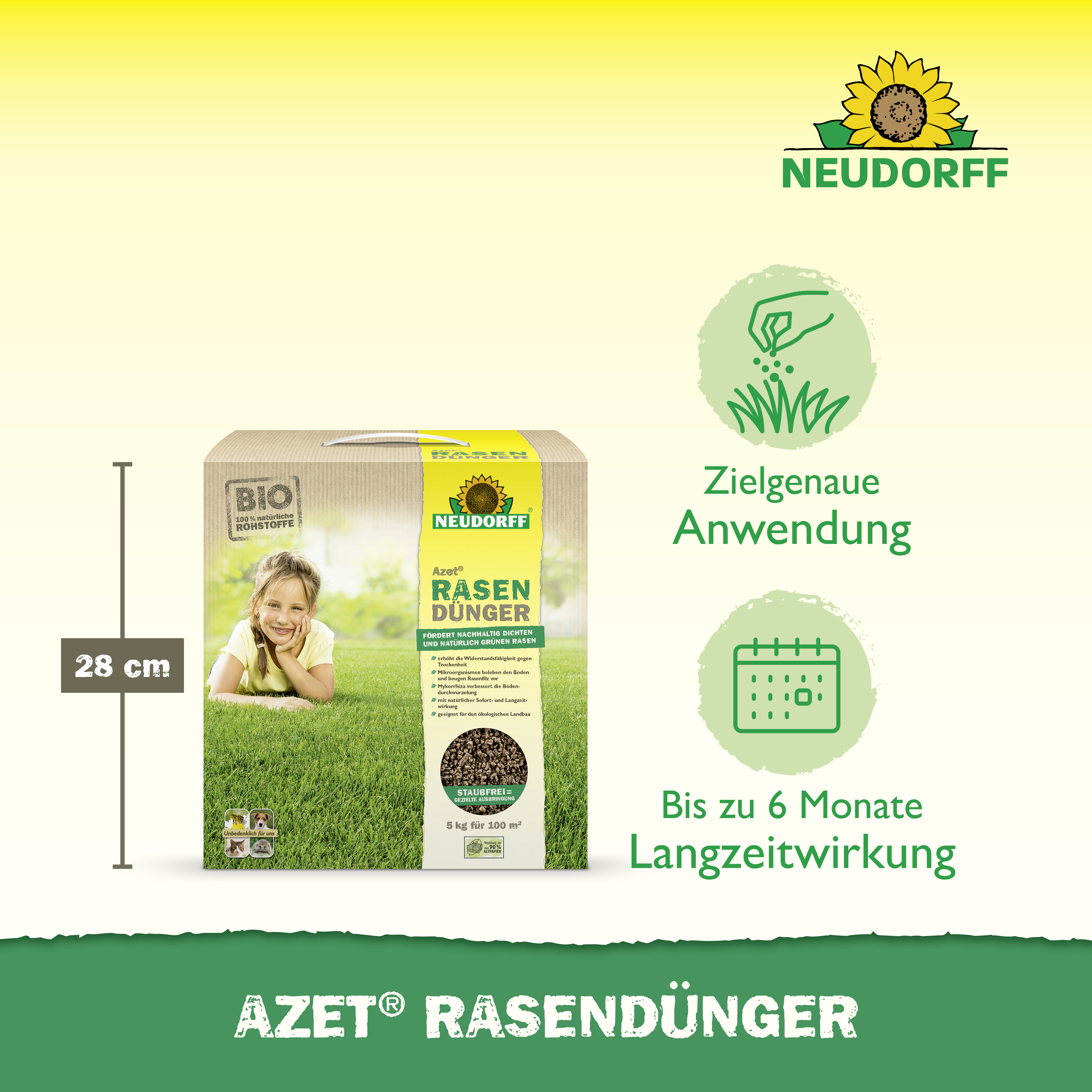Neudorff Azet RasenDünger, 5 kg