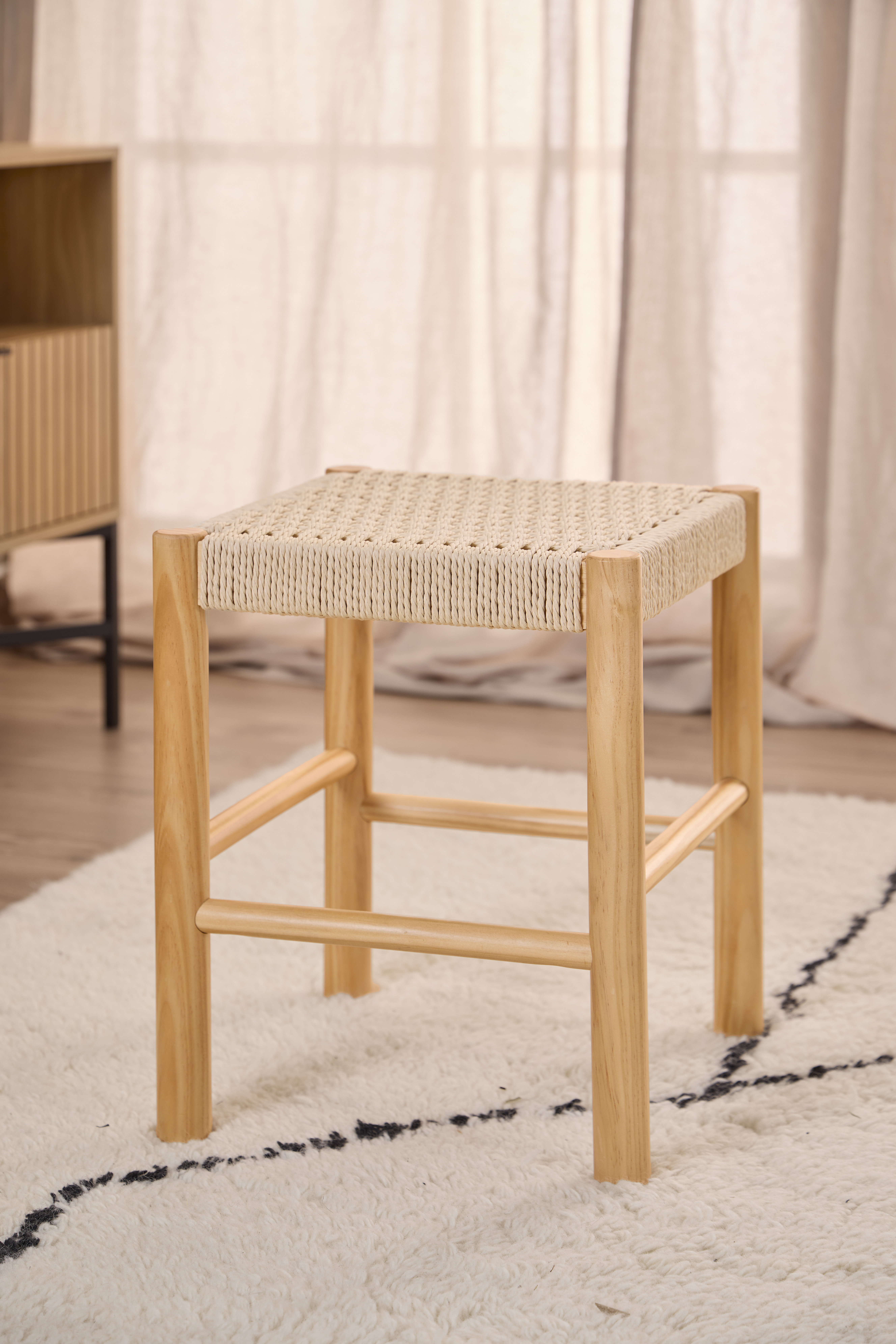 Actona Alvin Hocker, off white, 35x35x45 cm