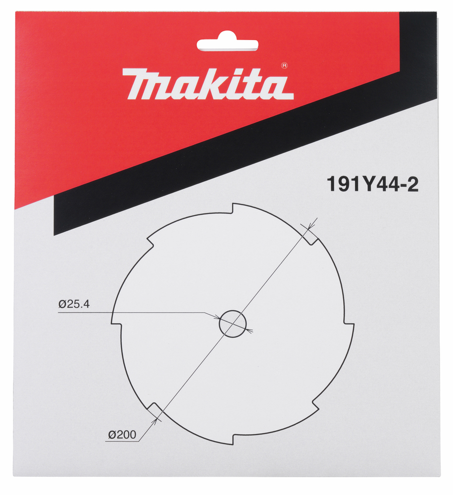 Makita 8-Zahn-Wirbelblatt, 200 mm Makita 8-Zahn-Wirbelblatt, 200 mm