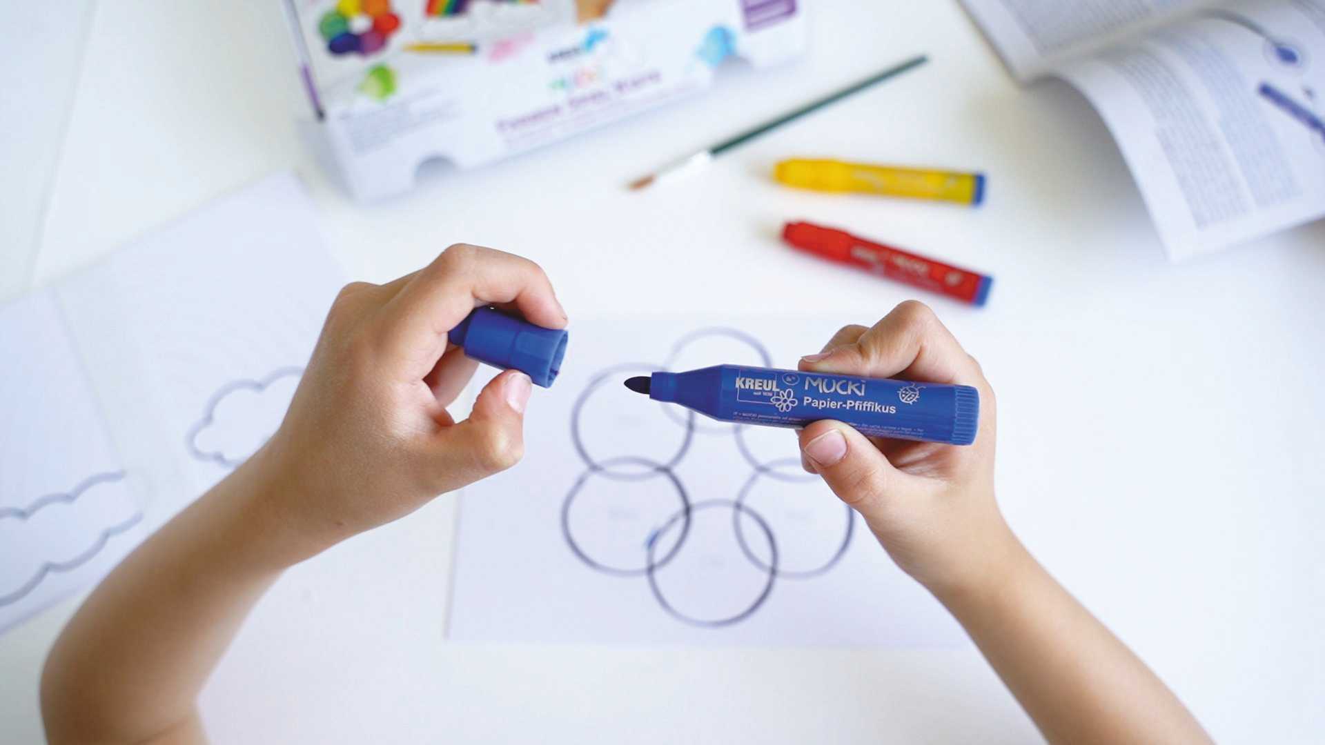 Kreul Aquarellmalstifte "Mucki", Farben Spiel Kiste Set Kreul Aquarellmalstifte "Mucki", Farben Spiel Kiste Set