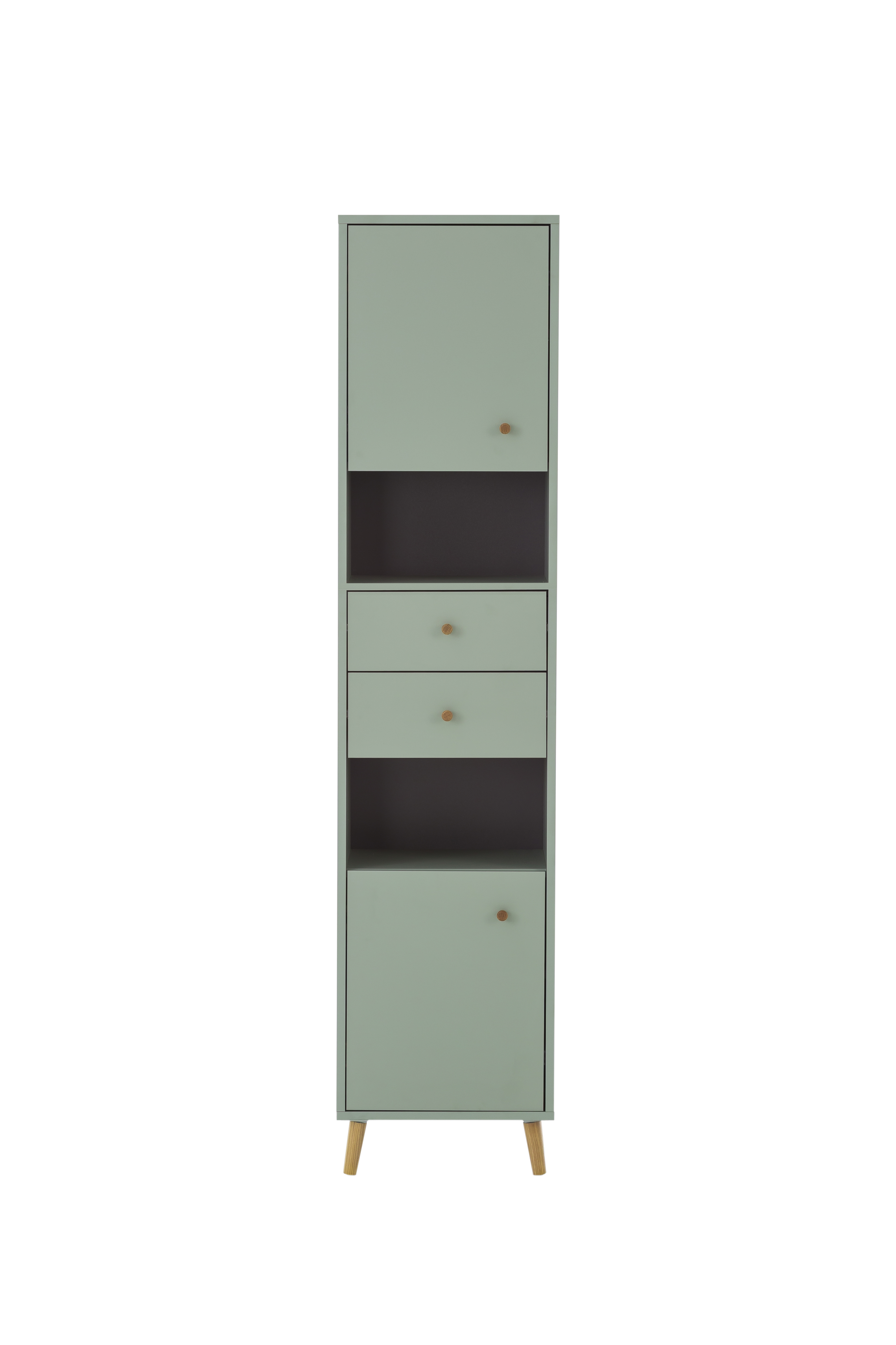 W. Schildmeyer Hochschrank Bjarne 400, 2T/2SK/2Ni, pistazie