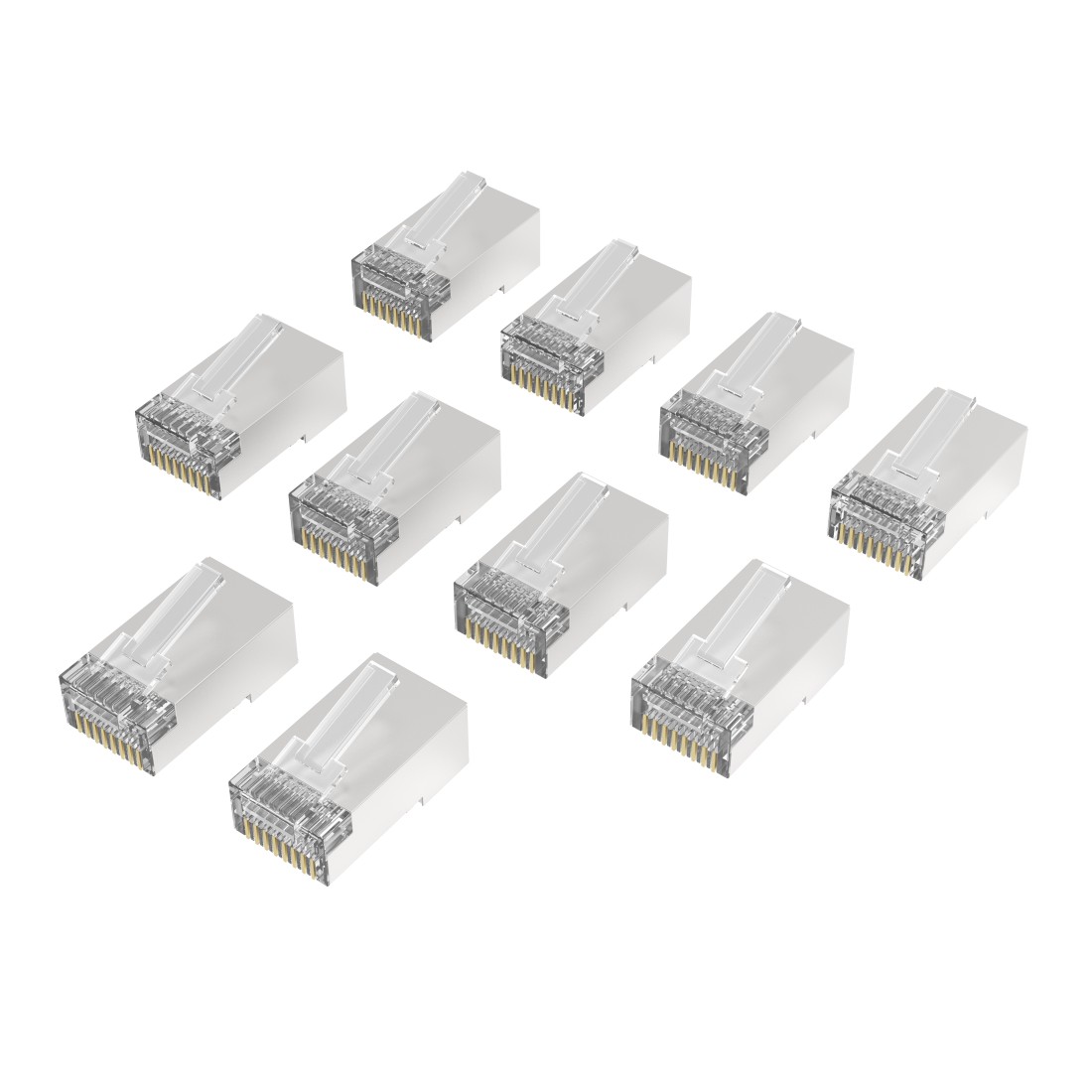 Hama Netzwerkstecker, CAT-6a, 10 St.
