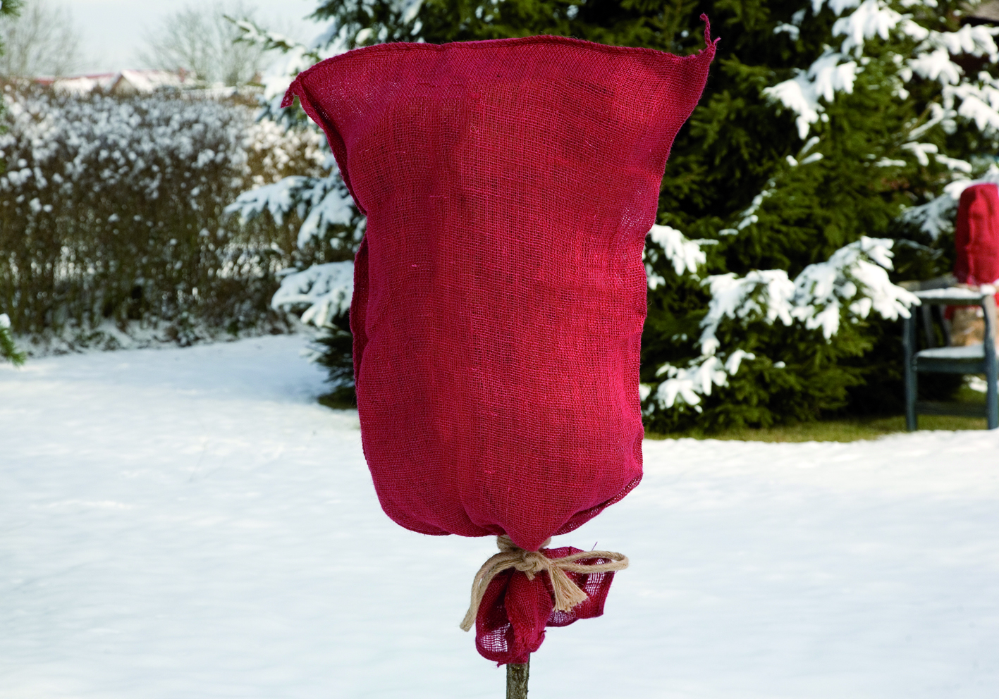 Floraworld Gartensack jute, rot, 60 x 80 cm Floraworld Gartensack jute, rot, 60 x 80 cm