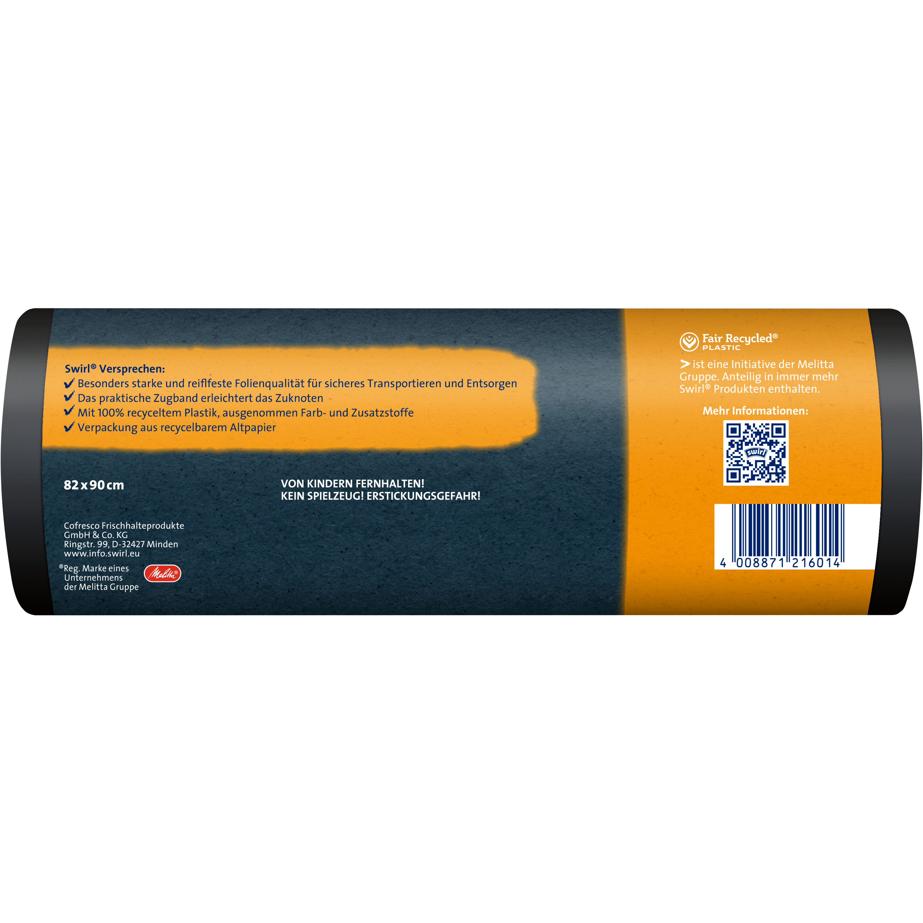 Swirl® Schwerlast-Säcke Profi mit Zugband, 120 l Swirl® Schwerlast-Säcke Profi mit Zugband, 120 l