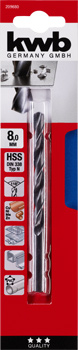 Kwb HSS-Spiralbohrer, 8 mm