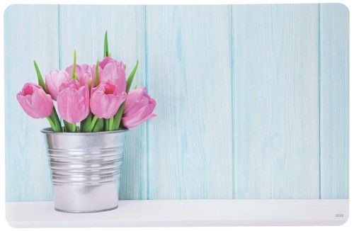 Kesper Platzset, Tulpen, 43,5 x 28 x 0,07 cm