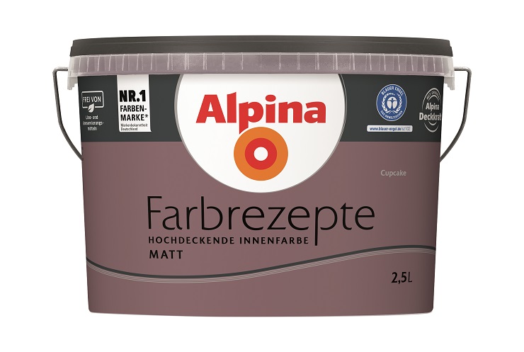 Alpina Farbrezepte Cupcake, 2,5L