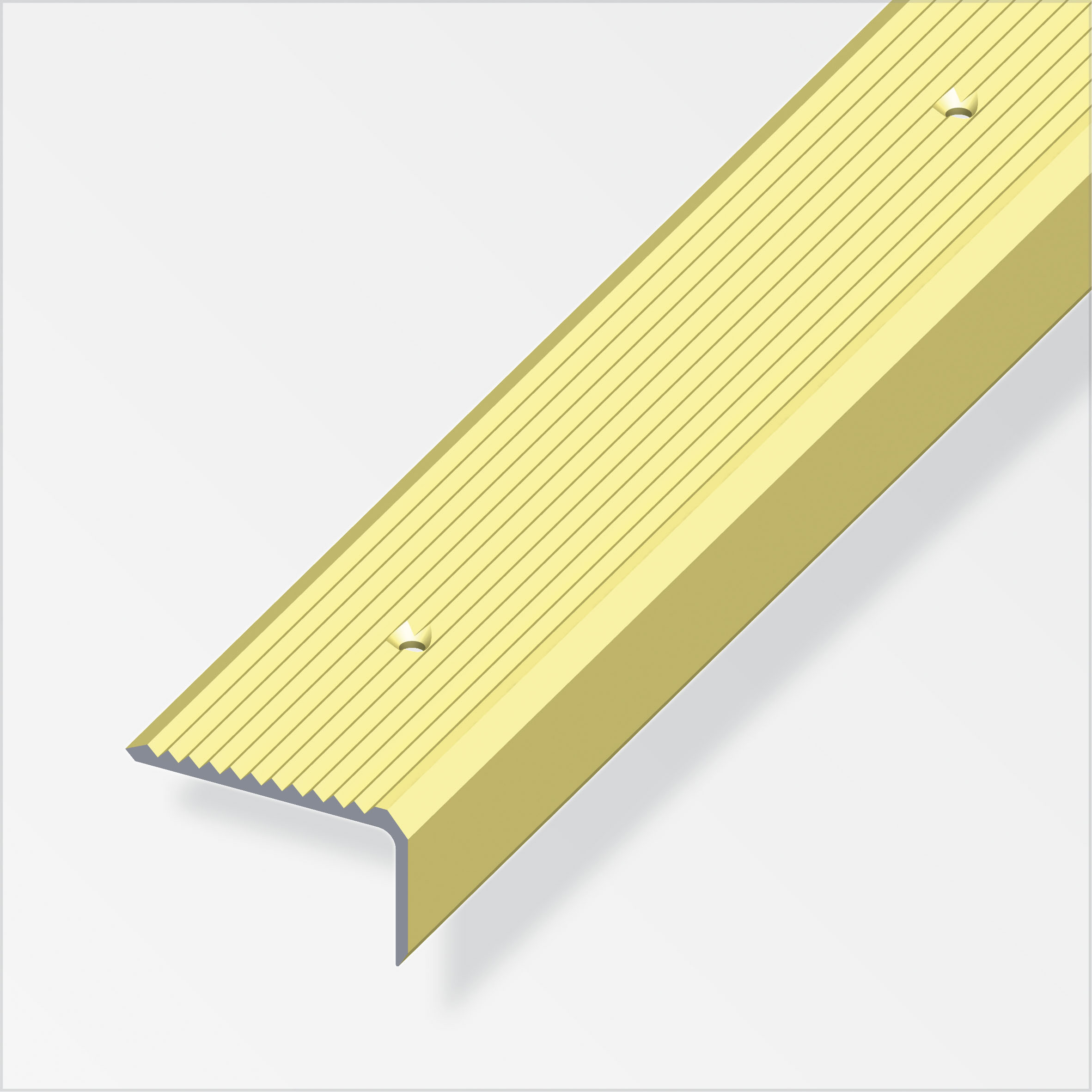 123430_Treppen-Profil Alfer Treppen-Profil 41 x 23 mm, messing