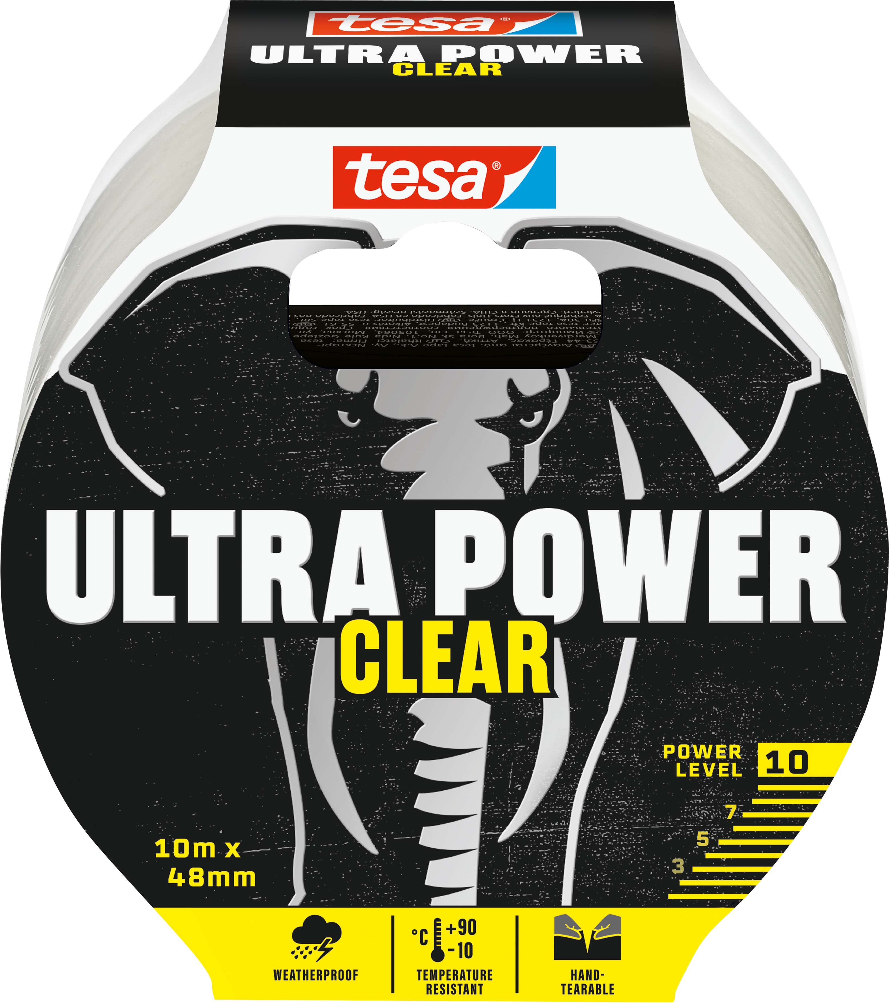 tesa Ultra Power Clear, 10 m x 48 mm tesa Ultra Power Clear, 10 m x 48 mm