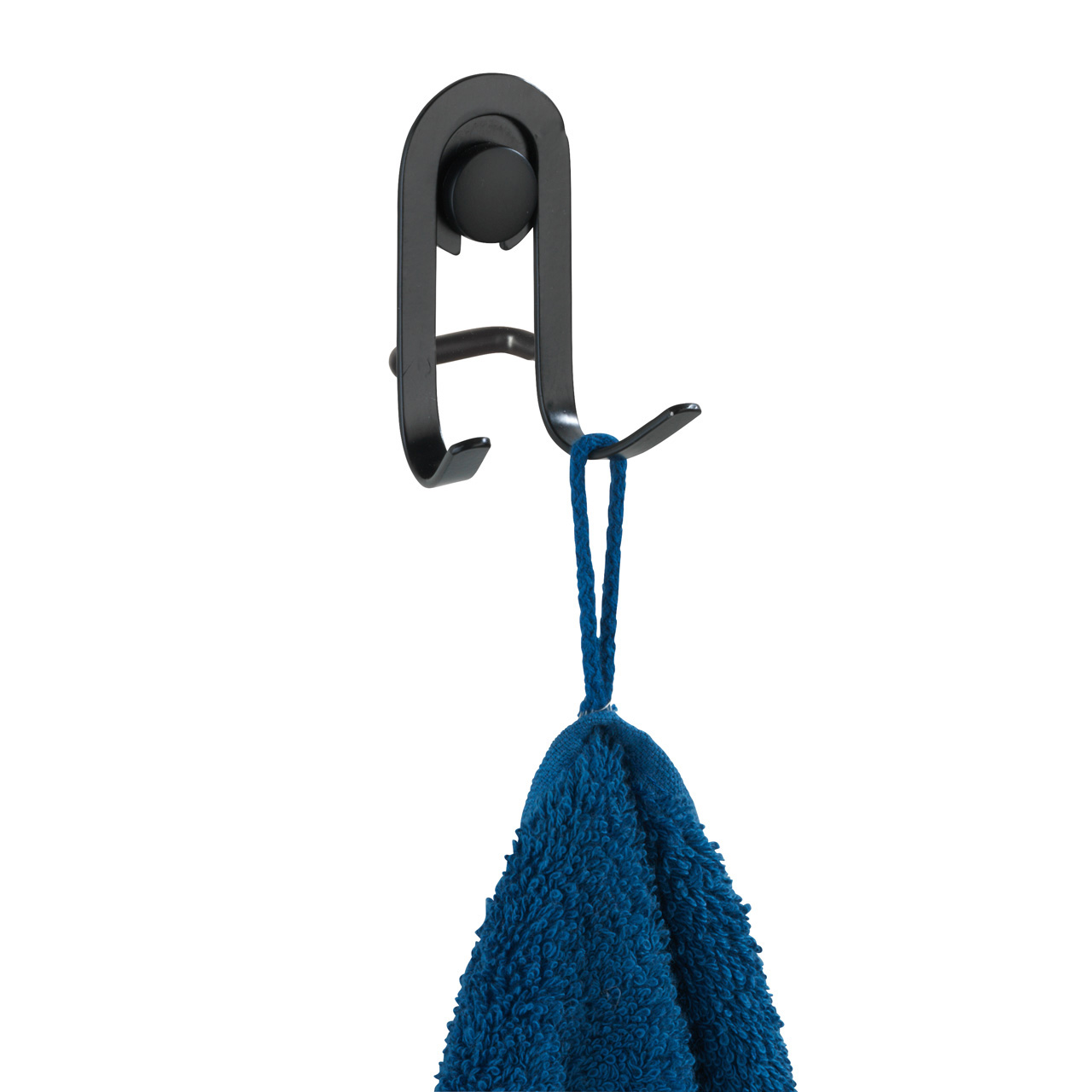 490820-Wandhaken-Classic-Plus-schwarz-2er_FS_01 WENKO CLASSIC PLUS WANDHAKEN 2ER SCHWARZ