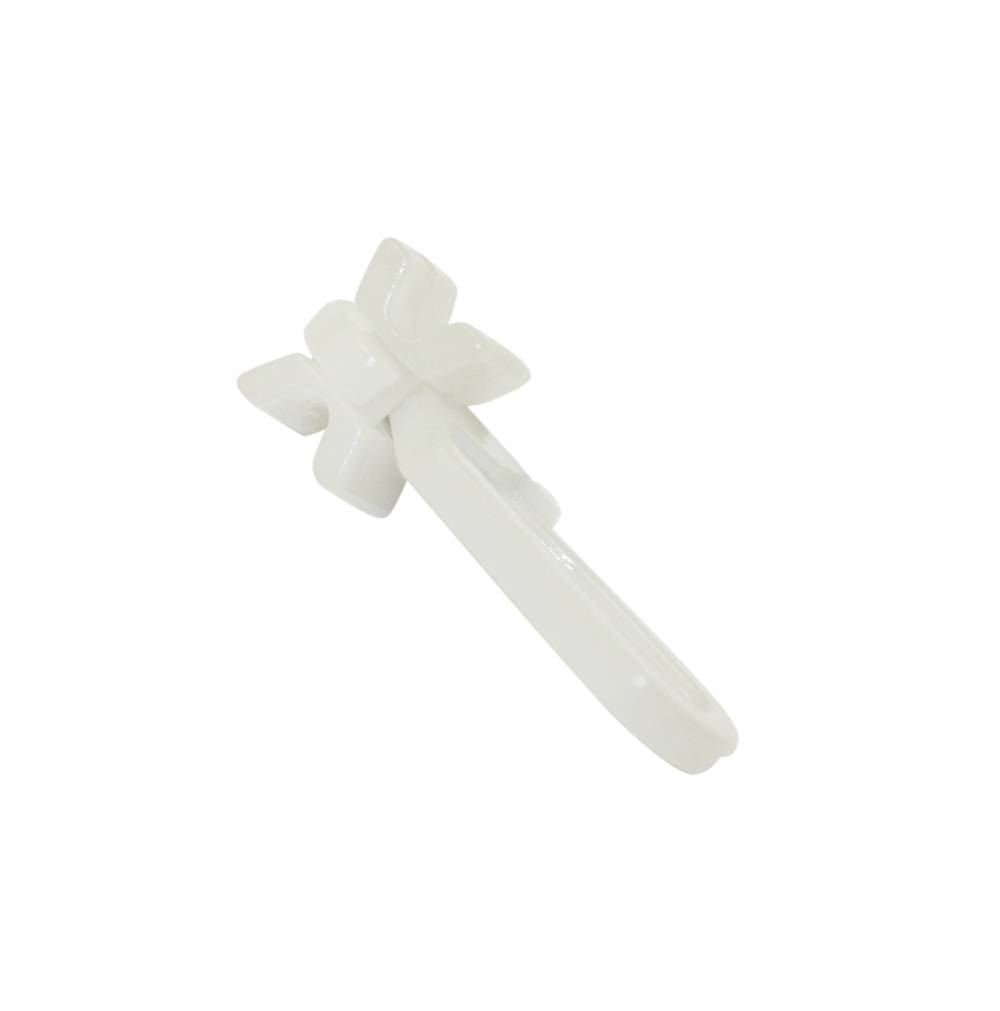 155766_01 GARDINIA GLEITER MIT FALTENHAKEN WEISS