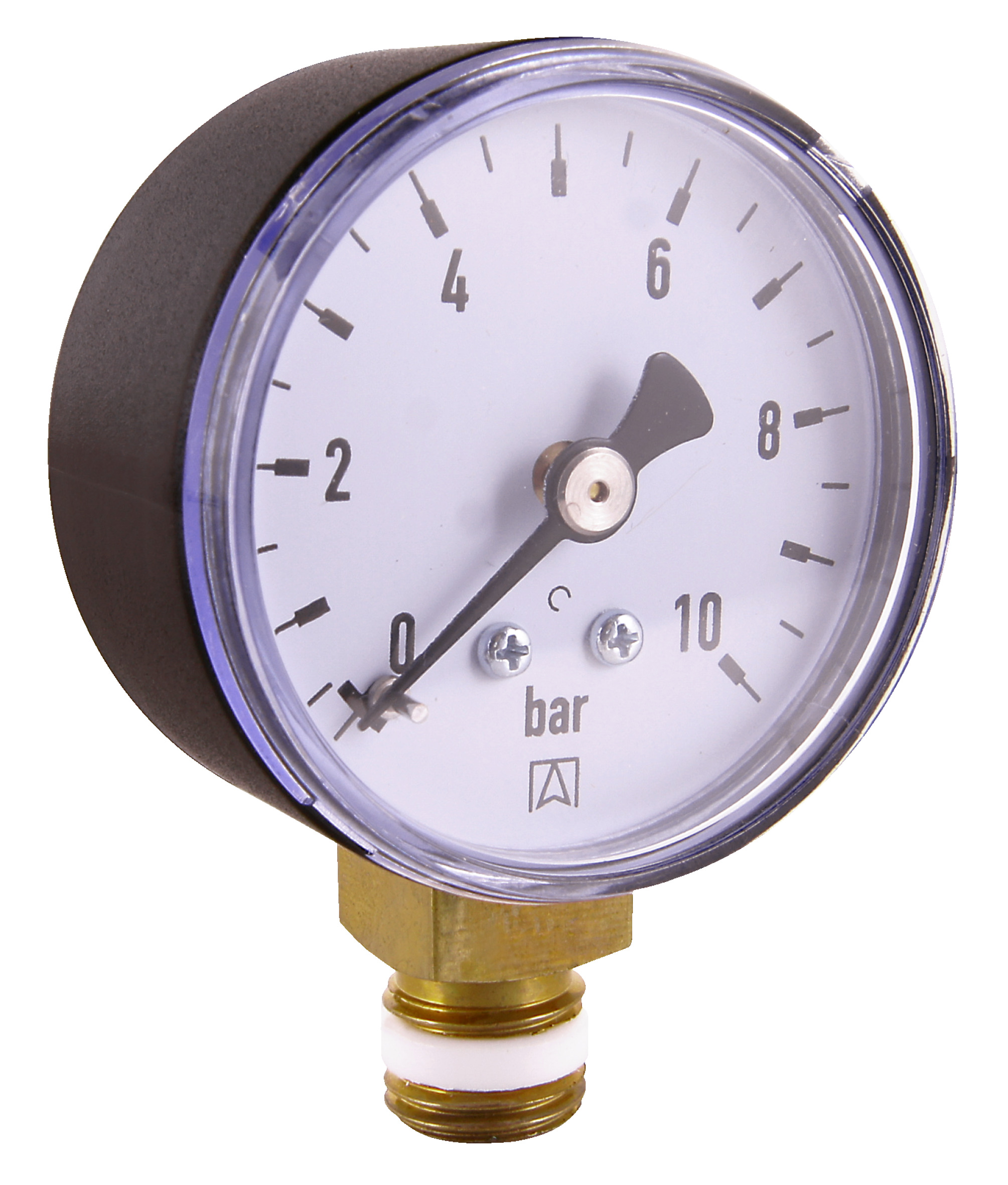 198196-pt1   MANOMETER 1/4 ANSCHLUSS V.UNTEN