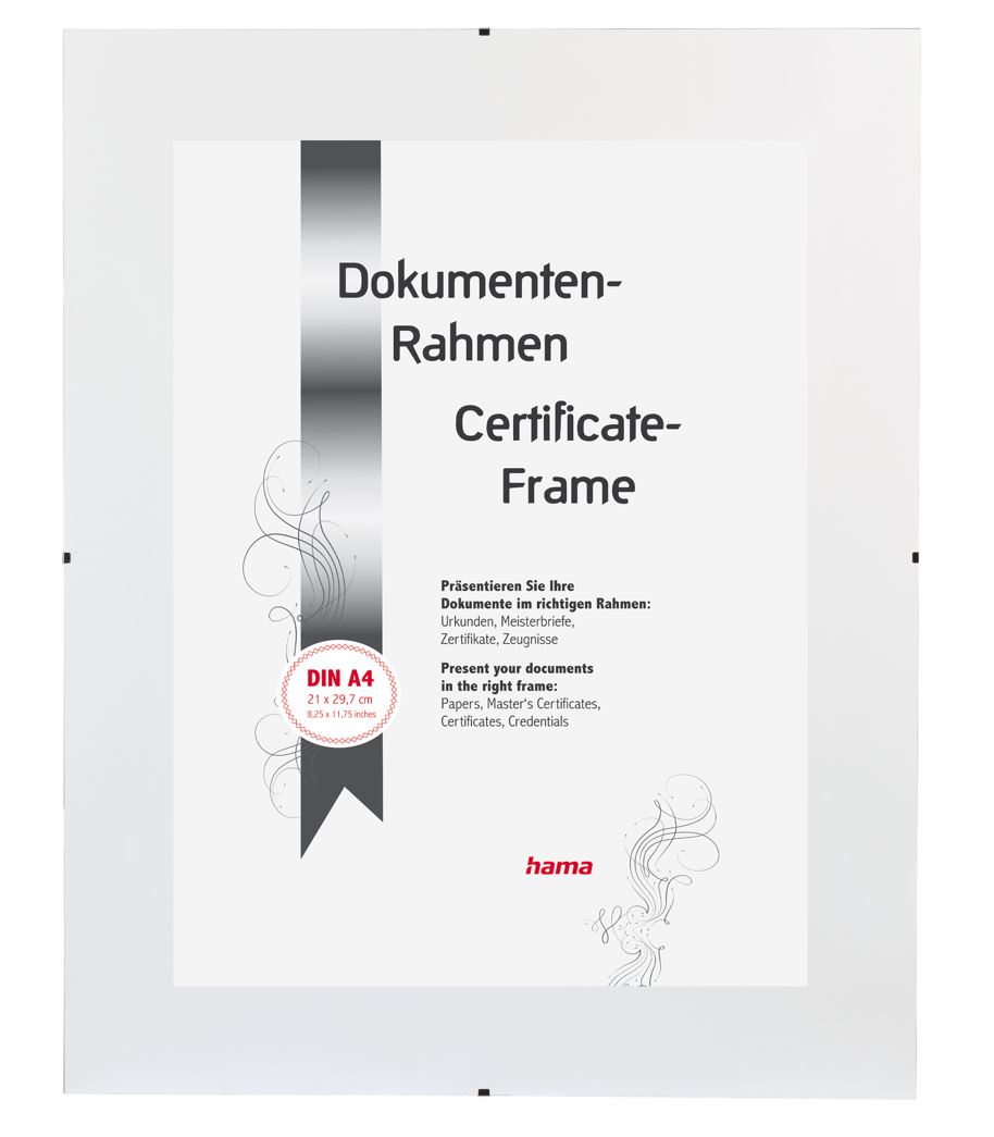Hama Bildhalter "Clip-Fix", Normalglas, 21 x 29,7 cm Hama Bildhalter "Clip-Fix", Normalglas, 21 x 29,7 cm