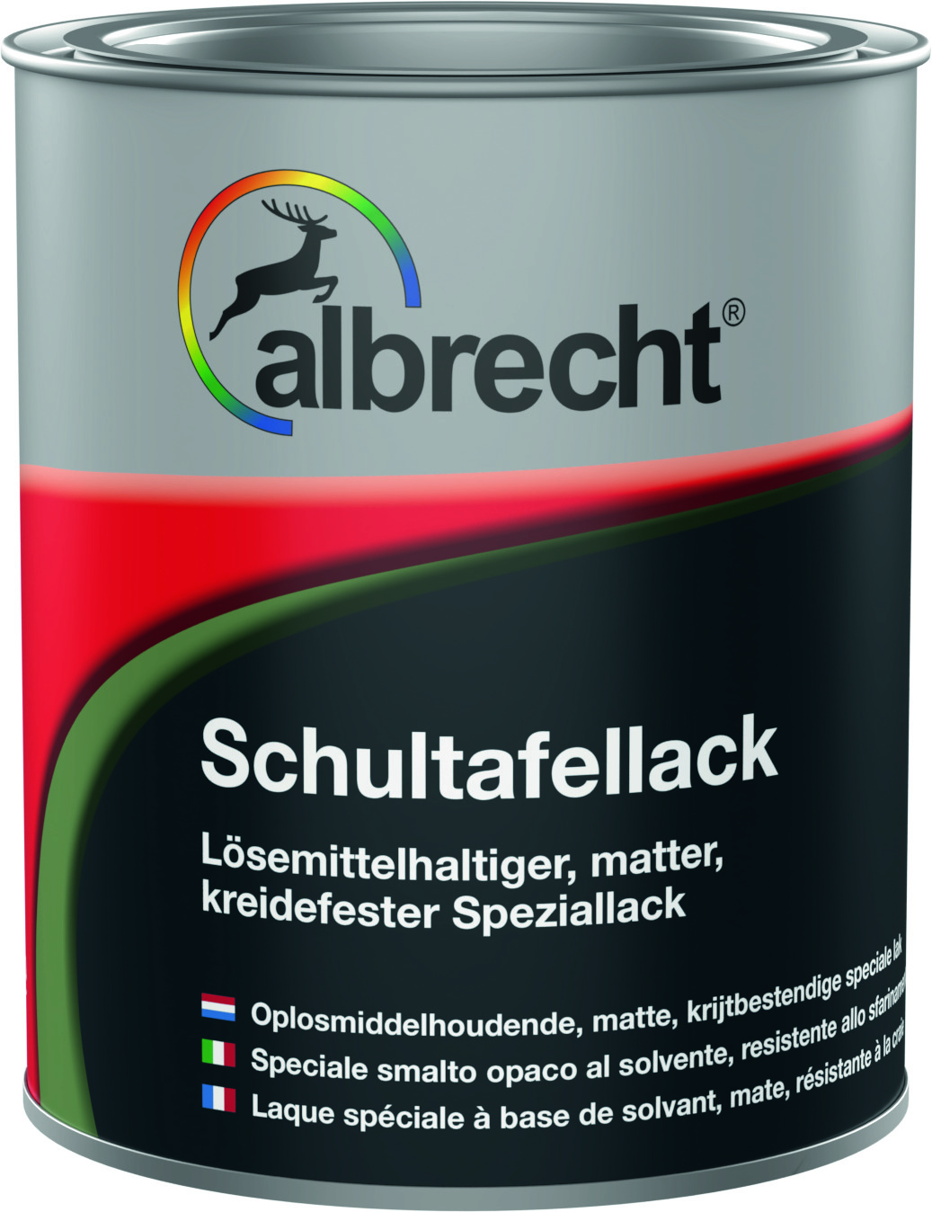 Albrecht Schultafellack, grün matt, 375 ml