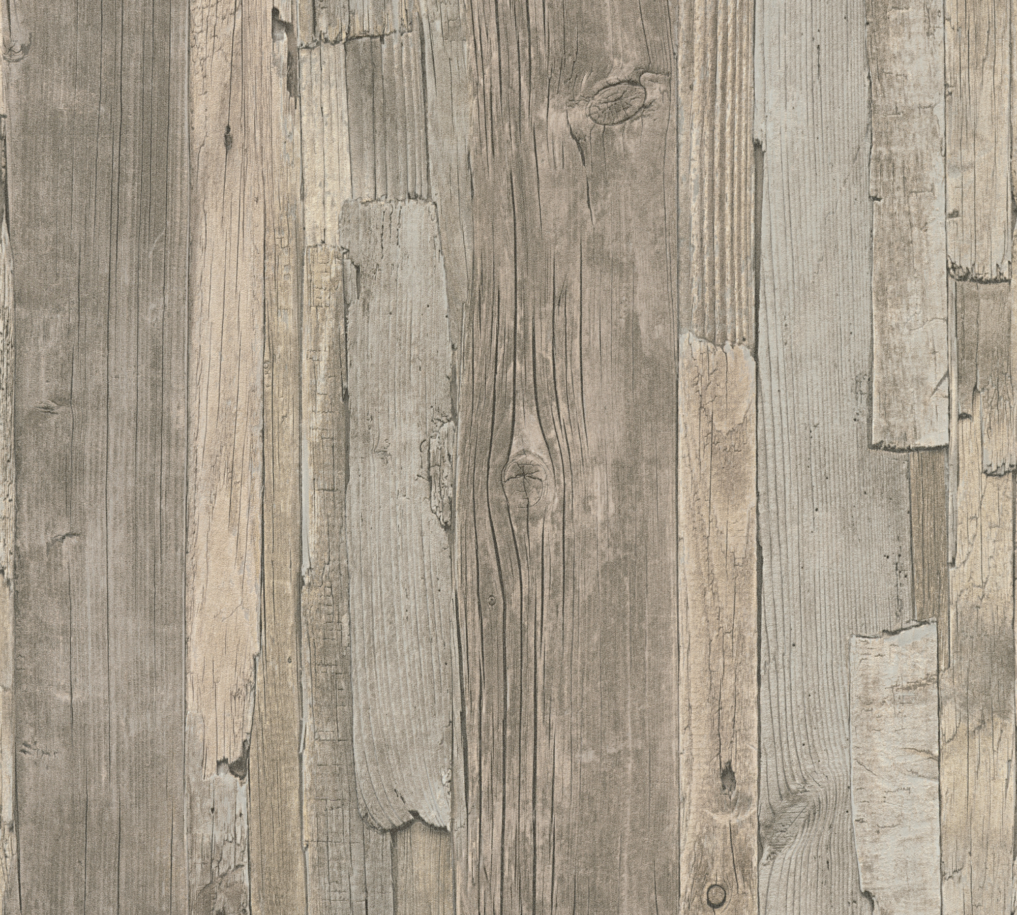 A.S. Création Vliestapete, holzoptik grau braun – vintage tapete im holzlatten design