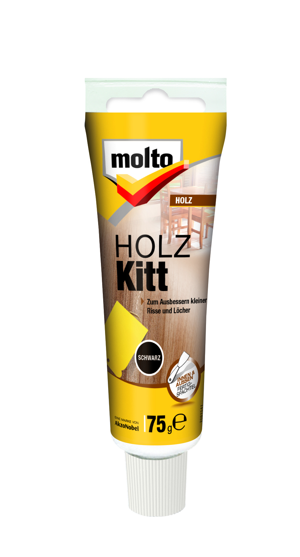 MOLTO HOLZ-KITT SCHWARZ 75 G