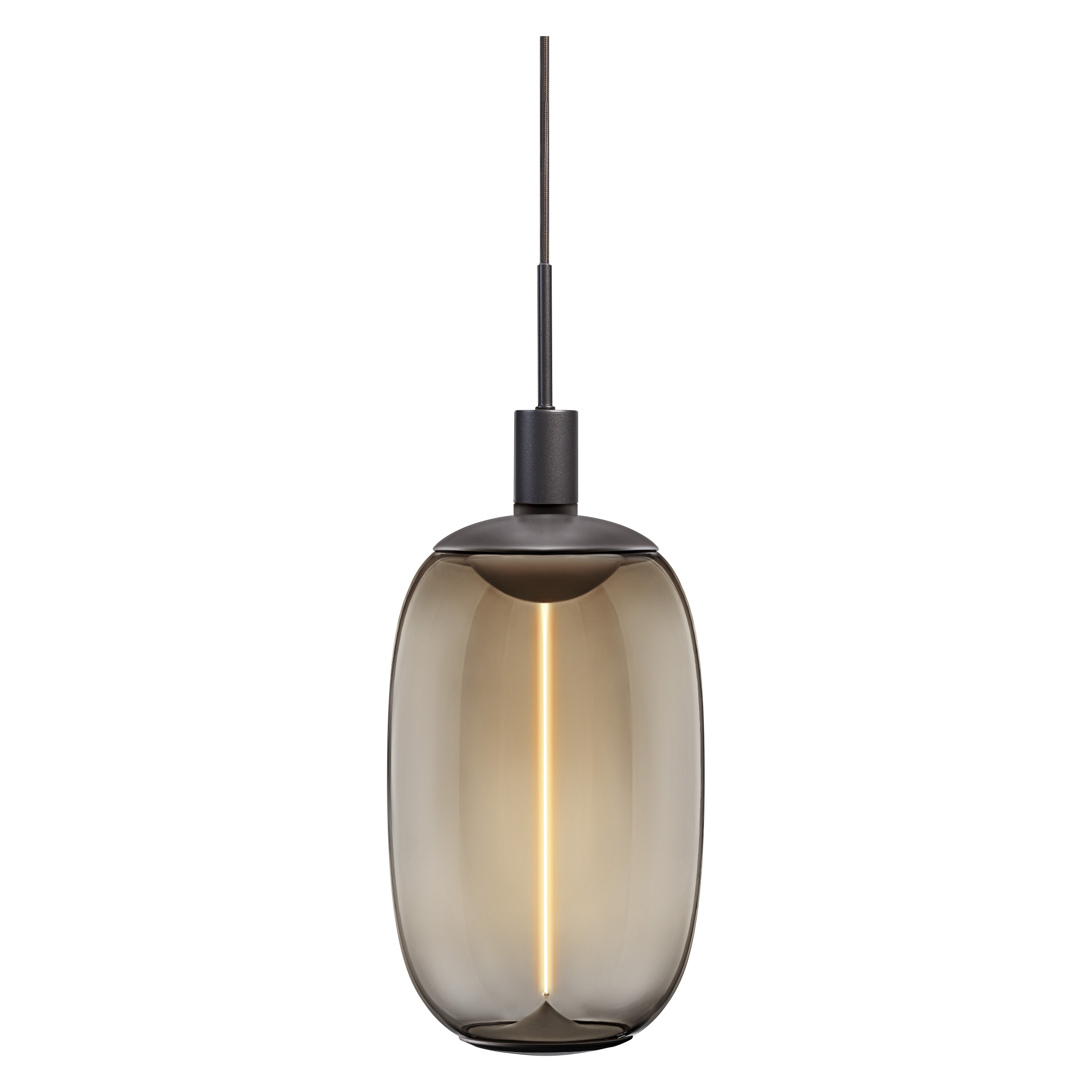 Osram Vintage 1906 Pendelleuchte Needle Dark, E27, grau