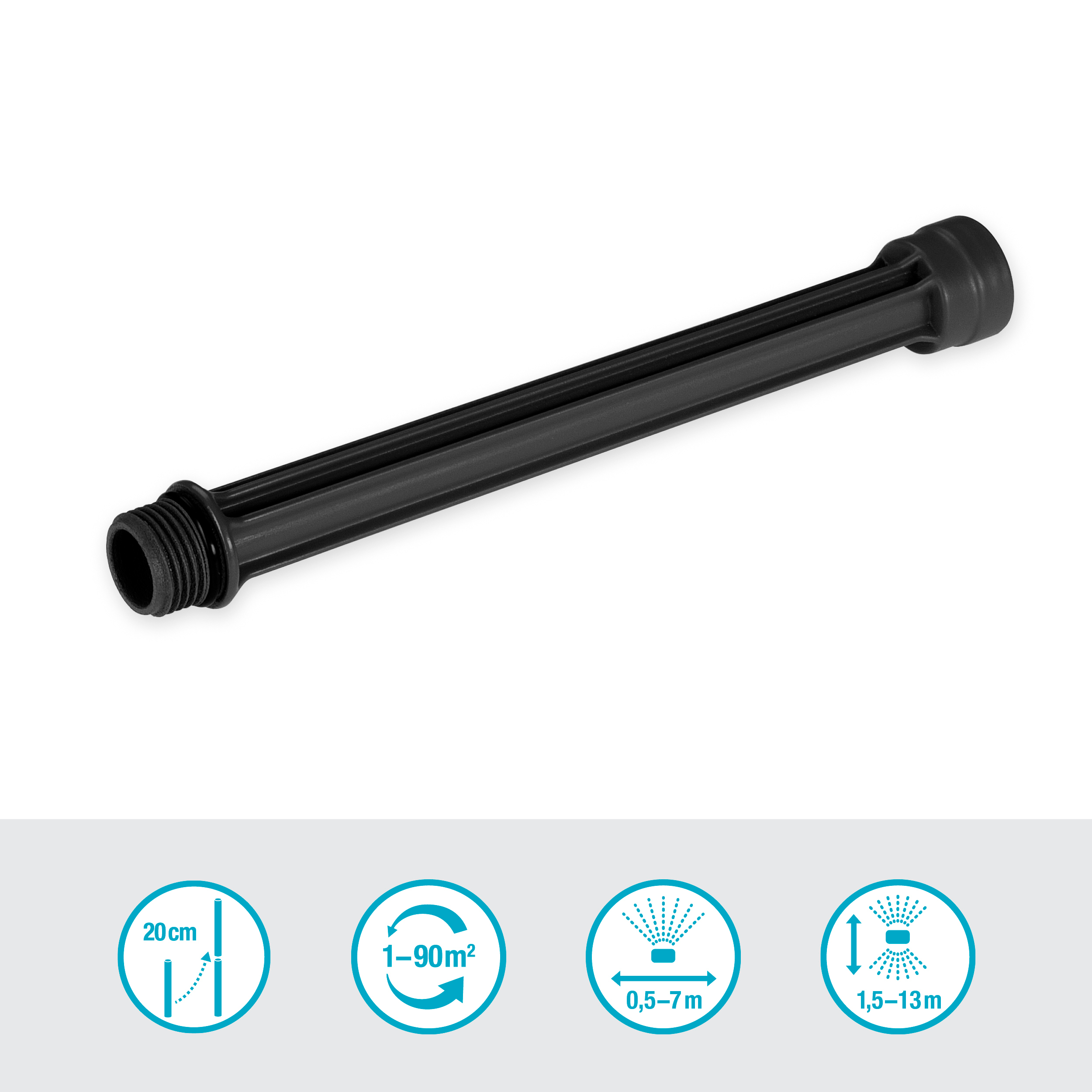 Gardena Micro-Drip-System Verlängerungsrohr für OS 90 - Inhalt: 2 Stück Gardena Micro-Drip-System Verlängerungsrohr für OS 90 - Inhalt: 2 Stück
