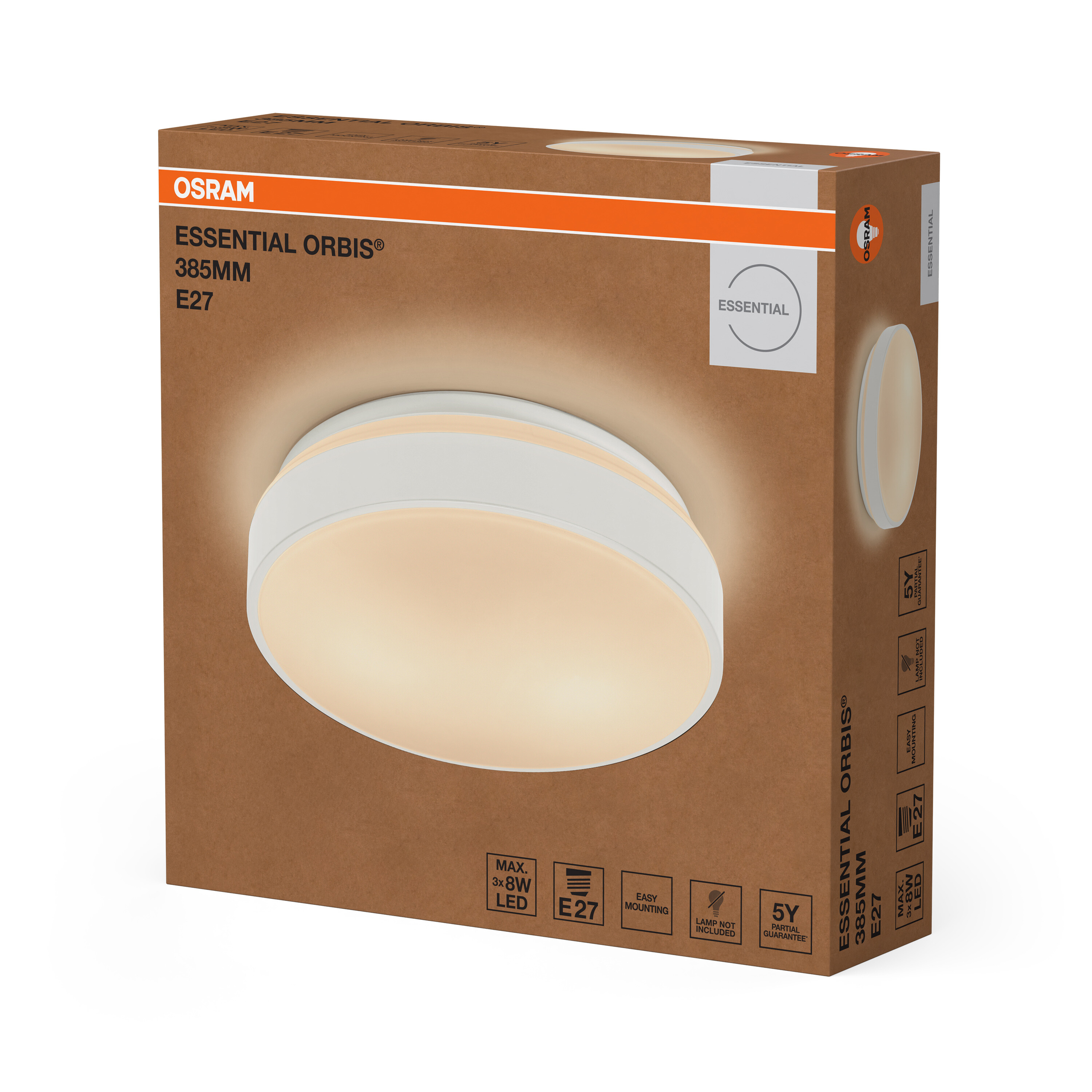 Osram ORBIS Essential 385, 3XE27, weiß