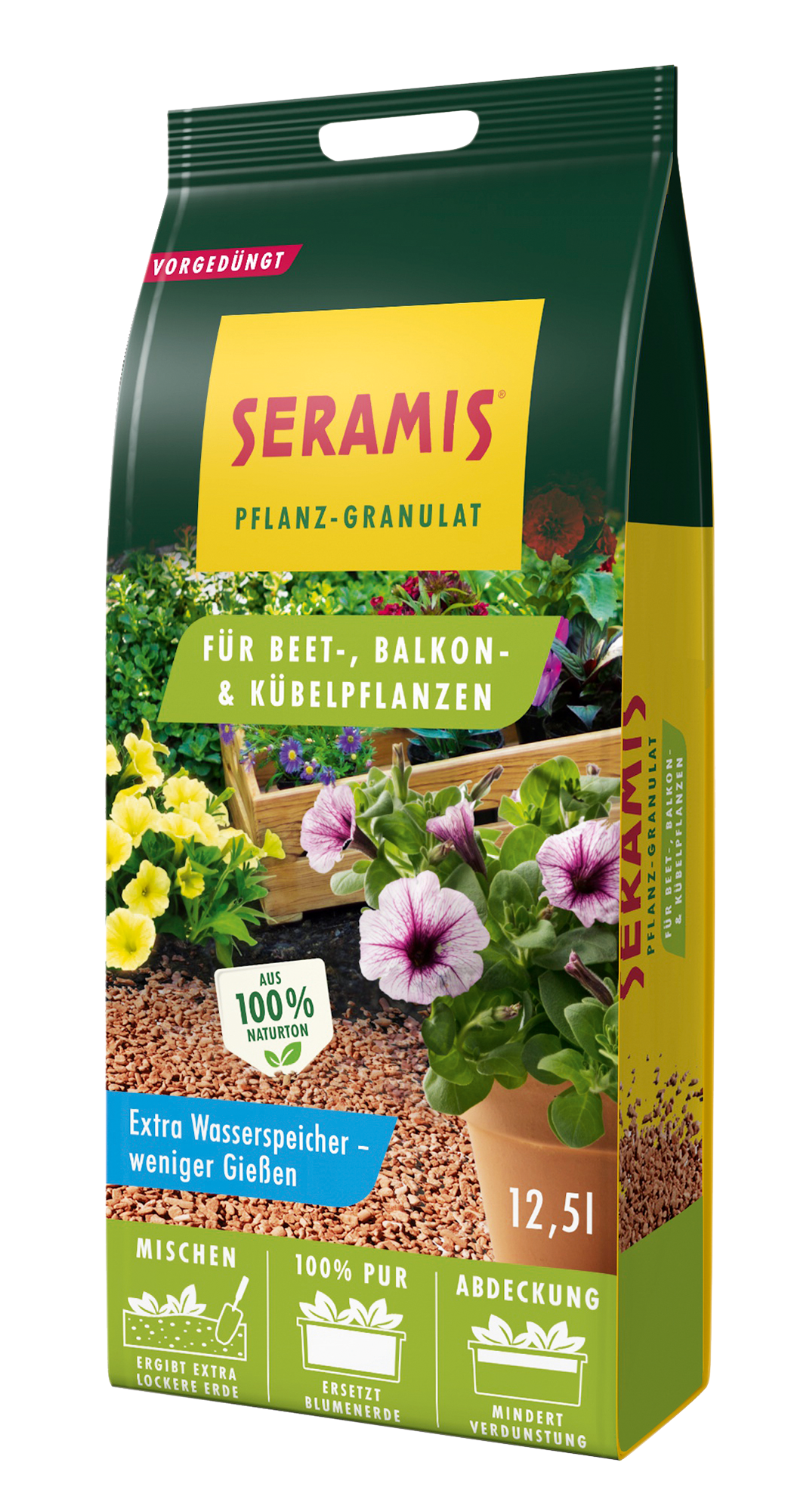 Seramis Pflanzgranulat Beet-, Balkon, 12,5 L