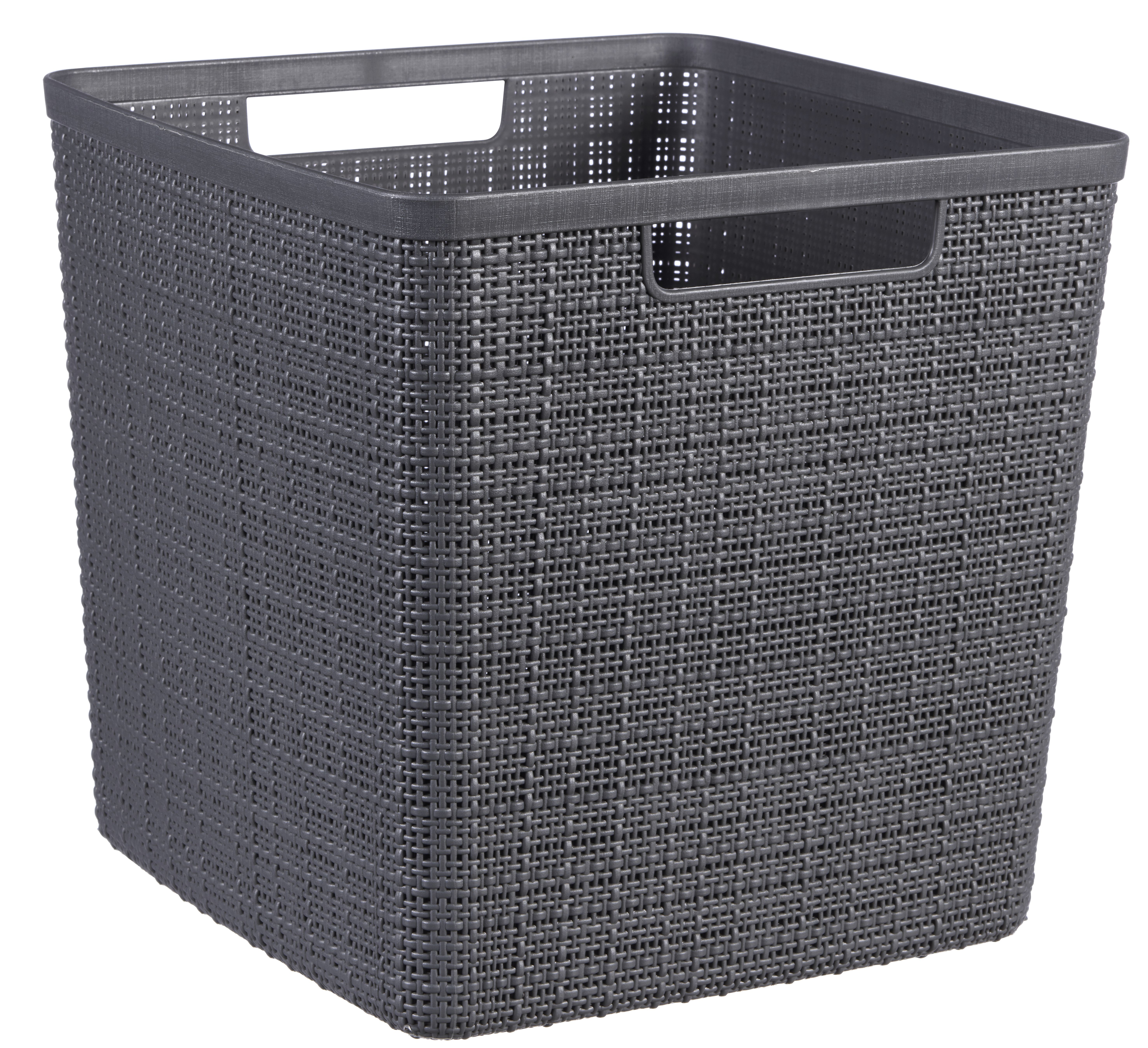Keter Jute Recycling Aufbewahrungsbox Cube, 17 L