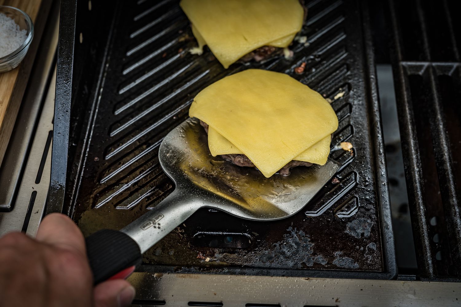 Grillfürst Hamburger Wender / Plancha Spatel / Burgerwender