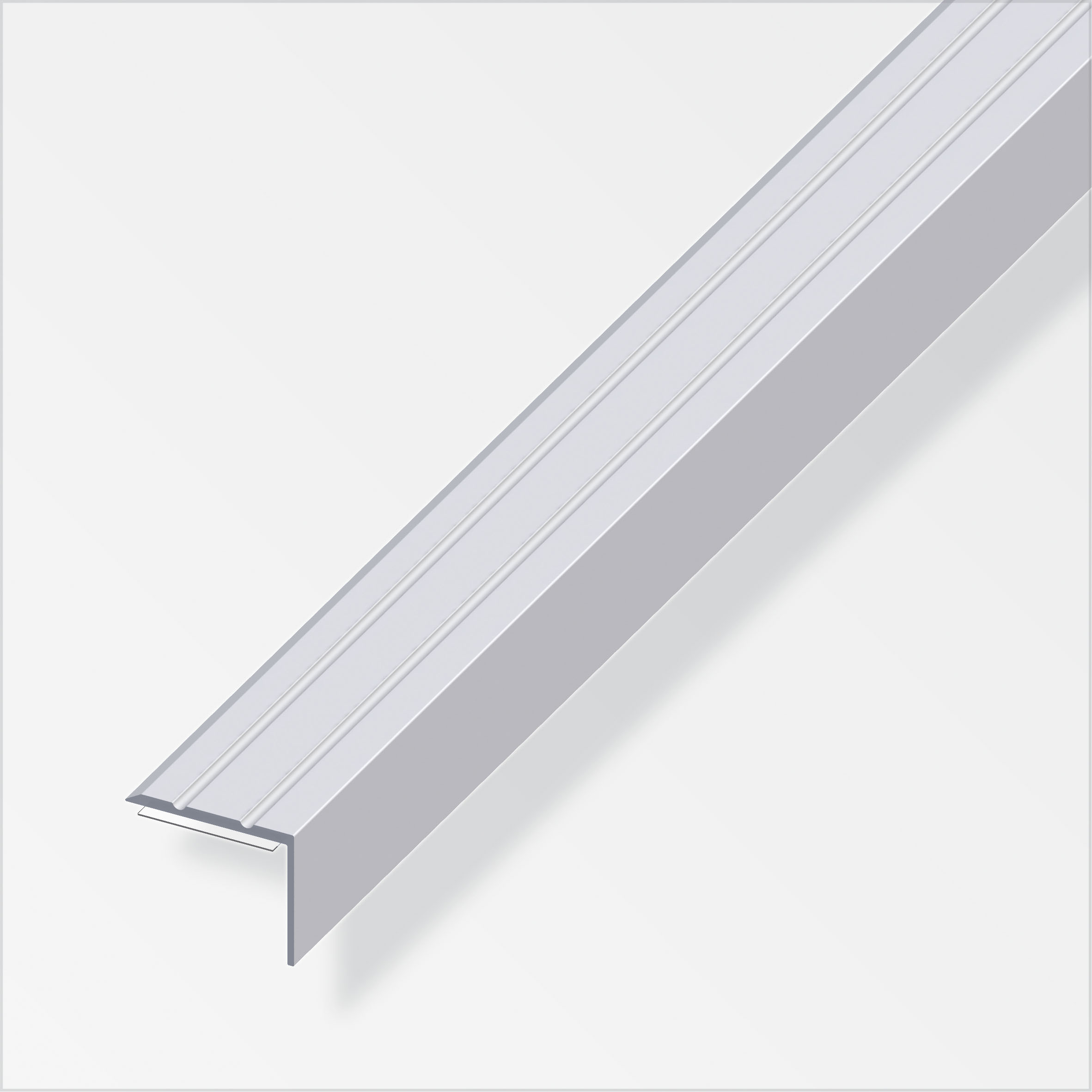 Alfer Abschluss-Profil 25 x 8 mm, silber