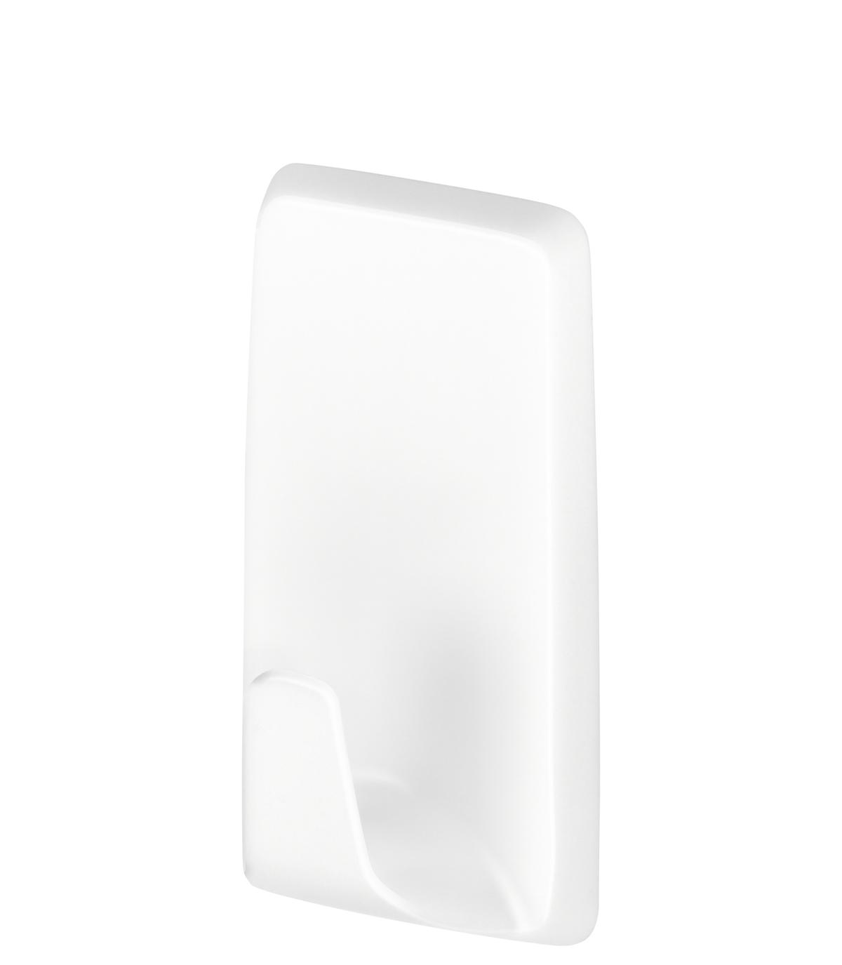 tesa_Powerstrips_hooks_58272_right_pr tesa Powerstrips Selbstklebehaken Large, Metall, weiß