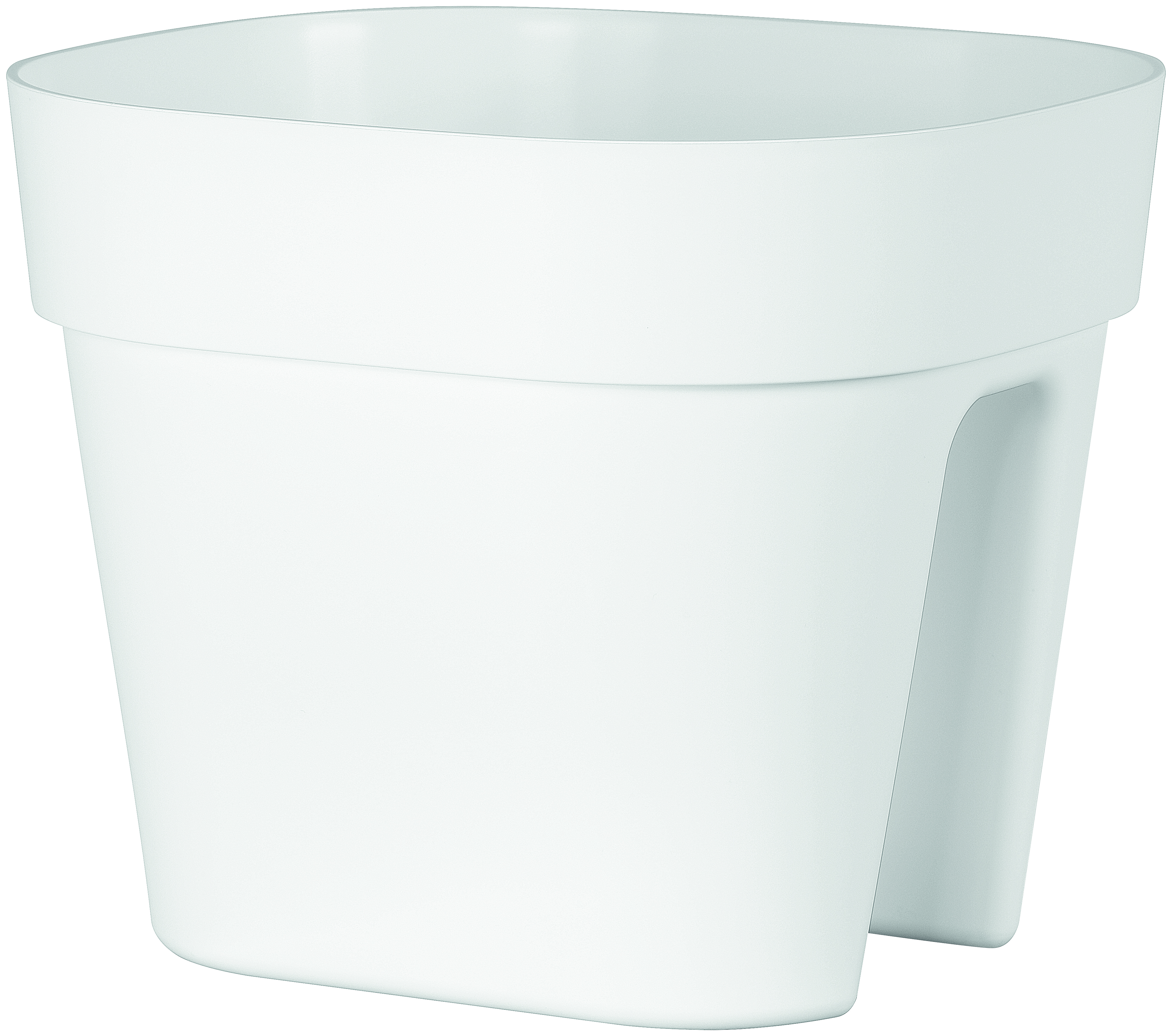 Geli Geländertopf XXL ca. 28 cm, weiß Geli Geländertopf XXL ca. 28 cm, weiß