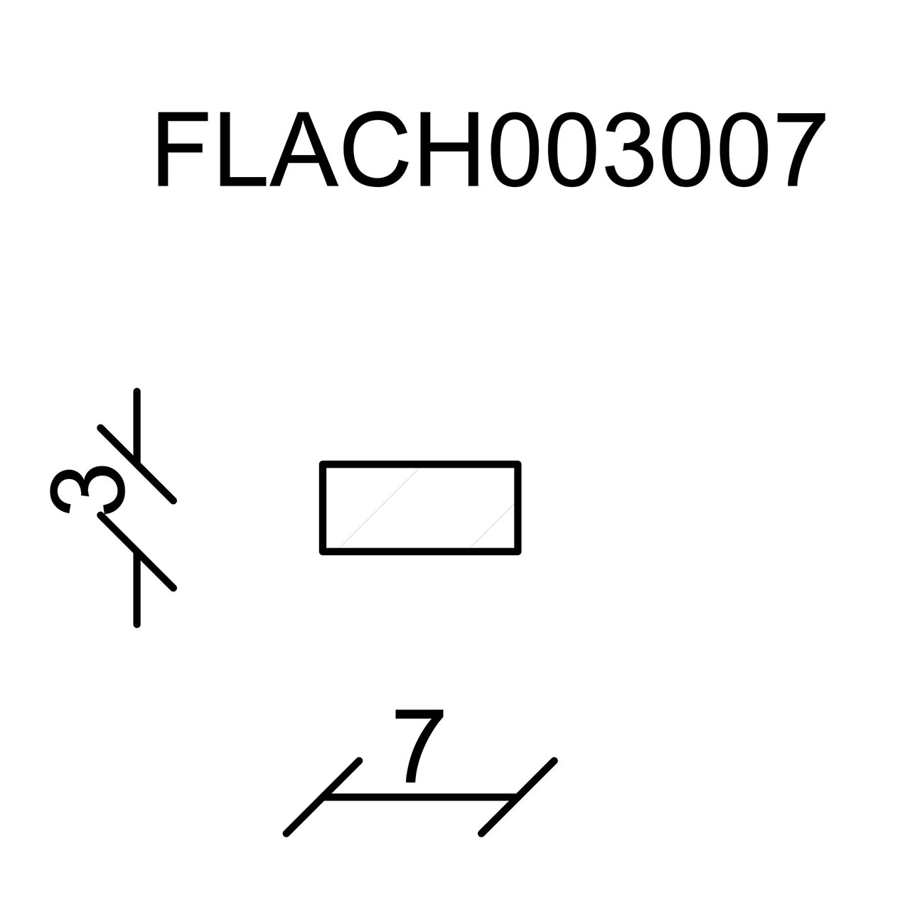 544221-Querschnitt Neuhofer Flachleiste, Fichte/Kiefer astrein roh