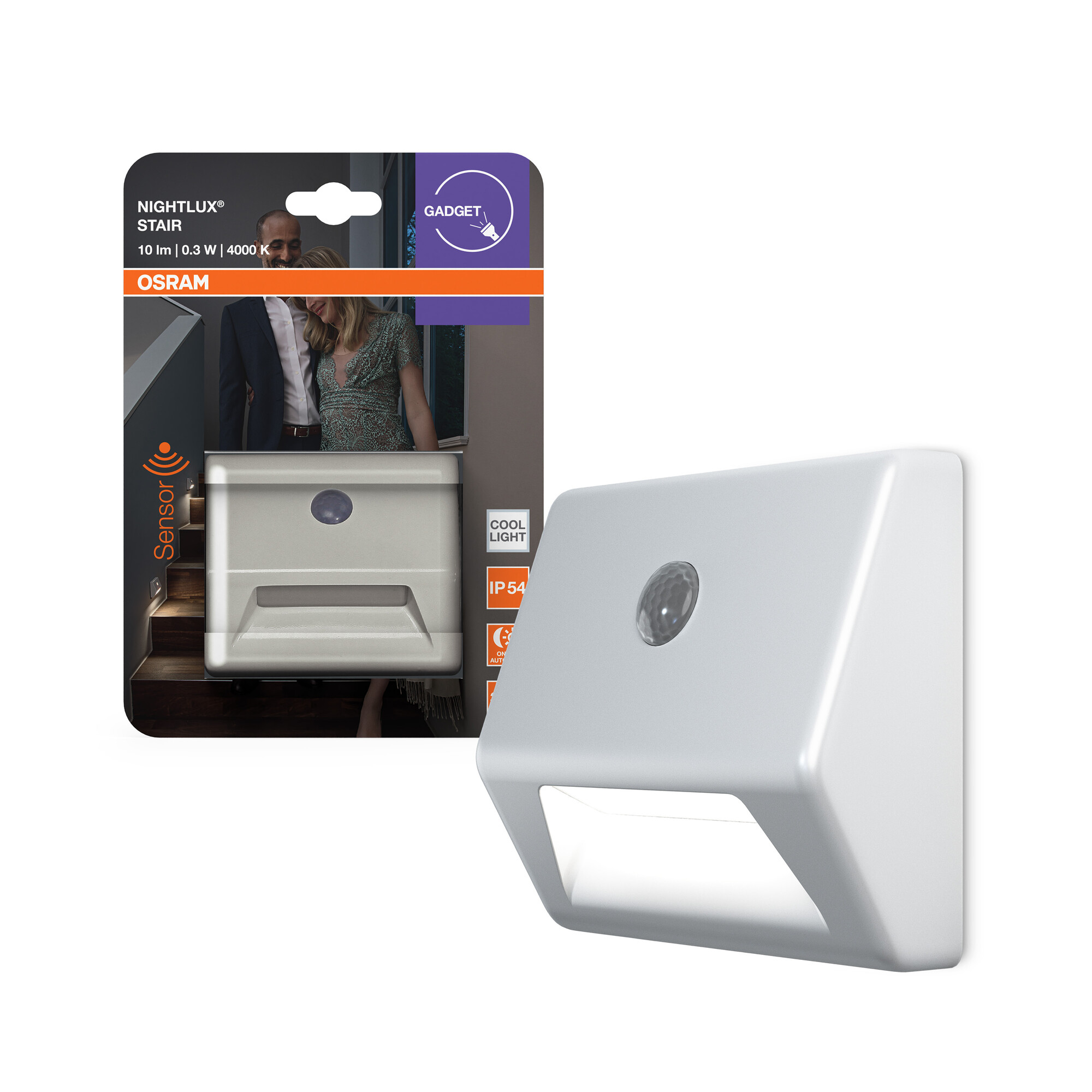 Osram LED-Nachtlicht "Nightlux Stair", weiß