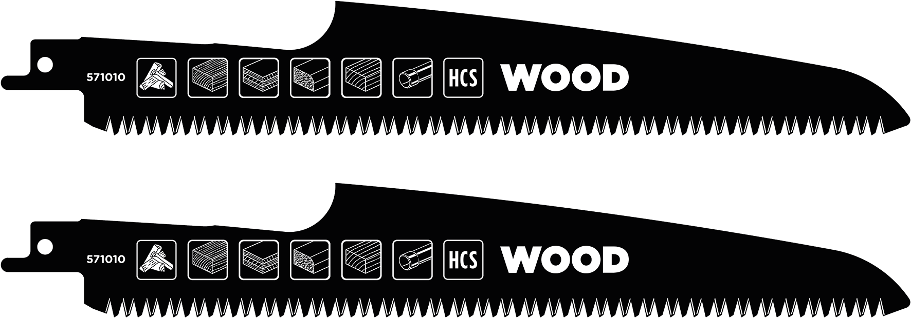 kwb HCS-Säbelsägeblätter für Holz, fein, 230 mm kwb HCS-Säbelsägeblätter für Holz, fein, 230 mm