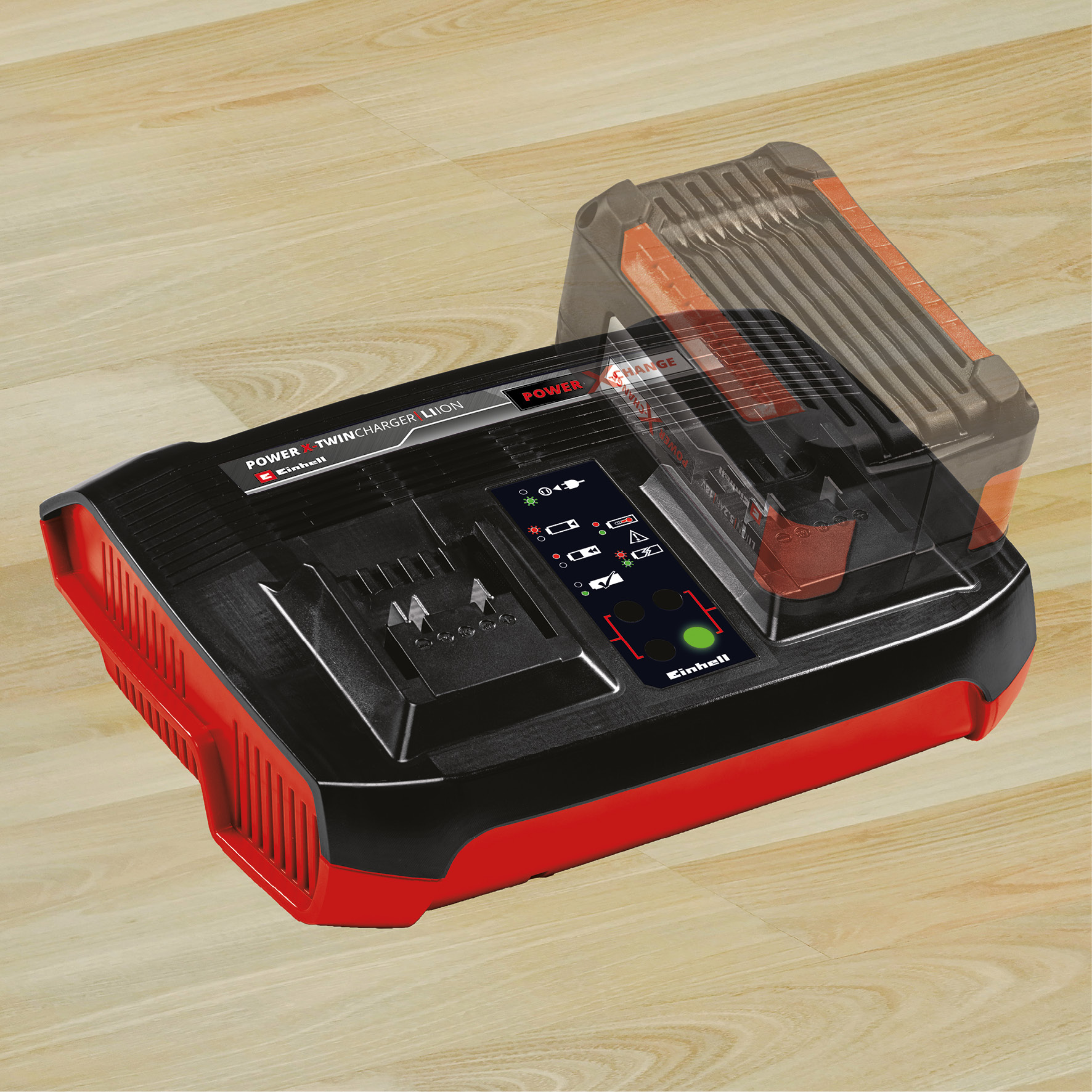 Einhell PXC-Ladegerät X-Twincharger 3A