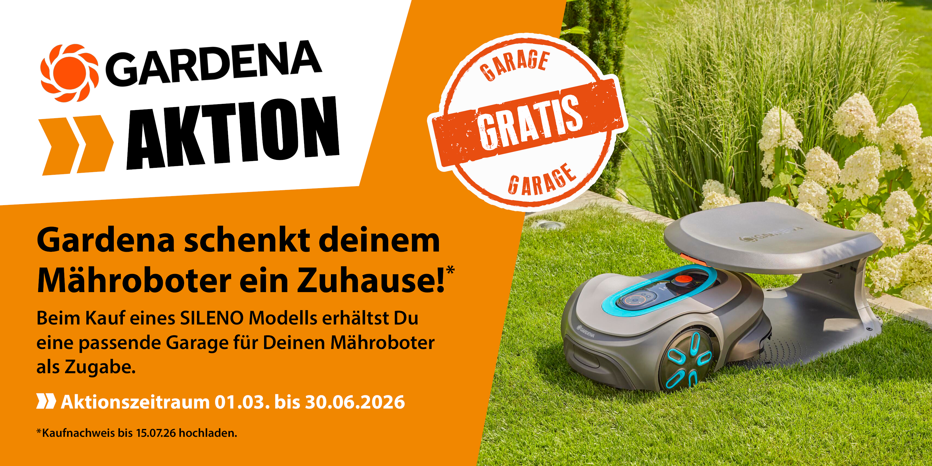 Gardena Mähroboter Aktion_Banner