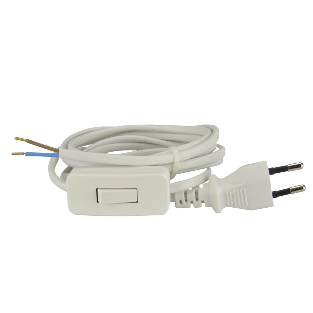 332503 ZULEITUNG MIT STECKER Wß