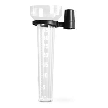 Hama Regenmesser, analog, mit Halter, Transparent Hama Regenmesser, analog, mit Halter, Transparent
