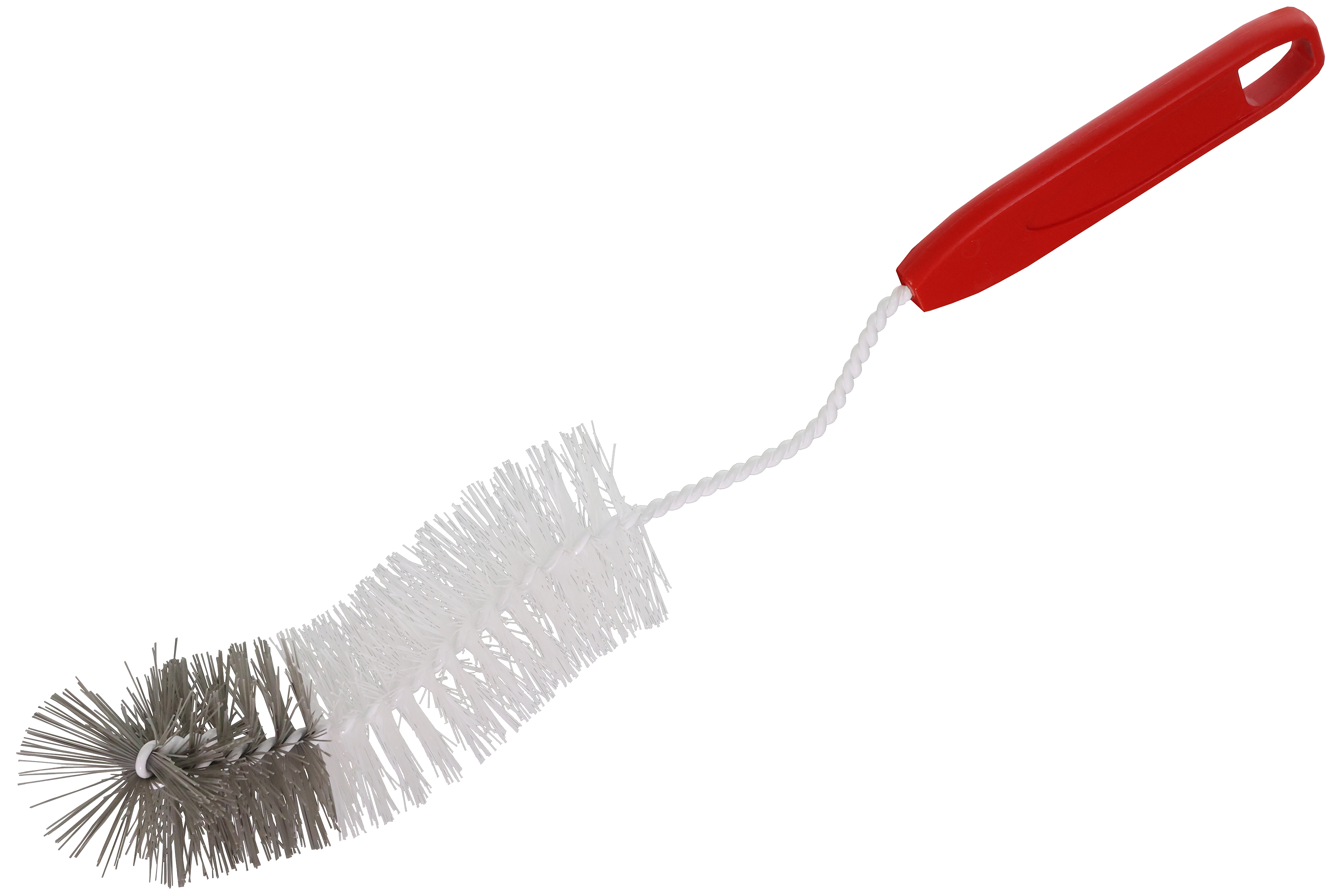 Bürstenmann Kinderflaschenbürste, Kunststoff, Rot Kunstborsten (L 33 cm, Ø 5 cm)