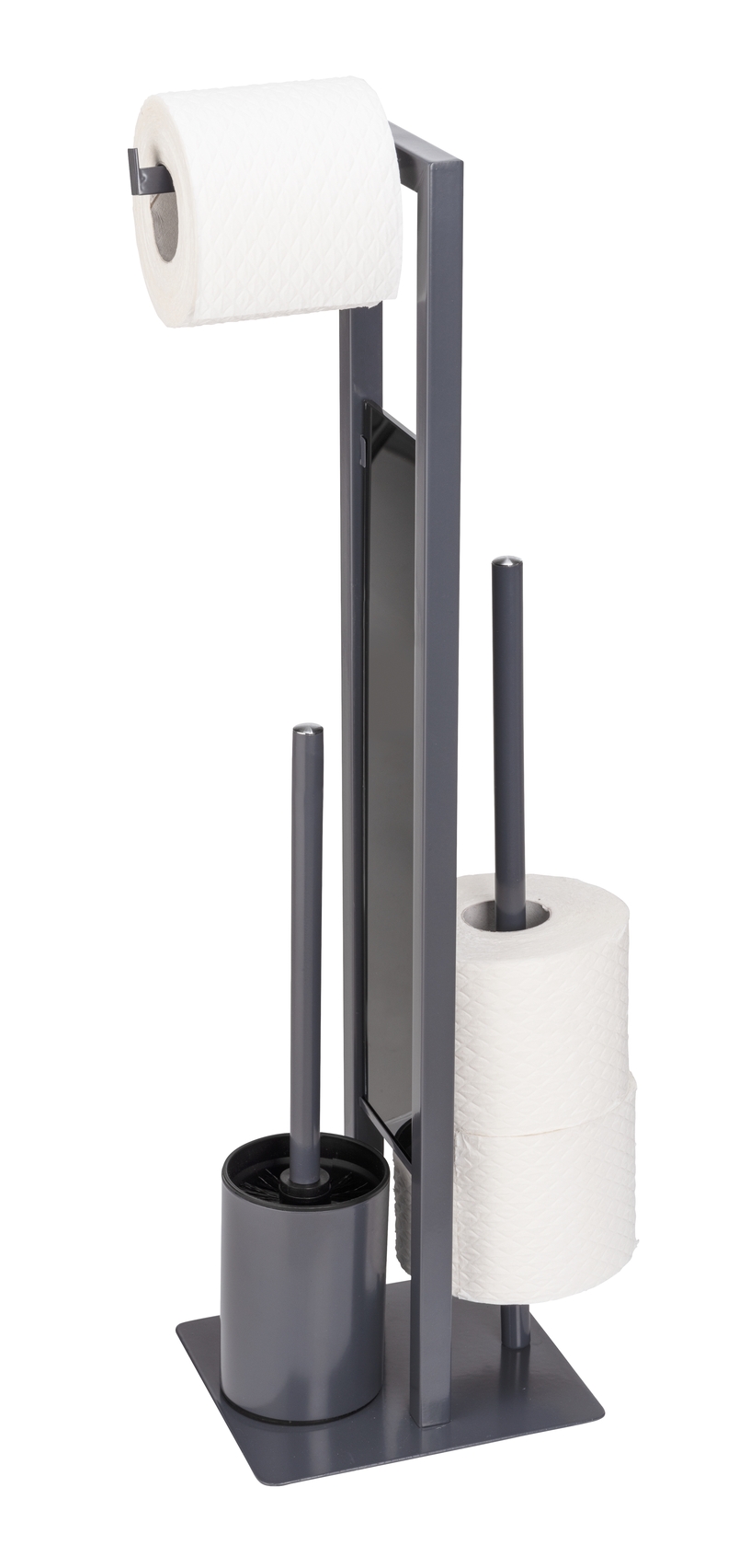 Wenko Stand WC-Garnitur Rivalta, grau Wenko Stand WC-Garnitur Rivalta, grau