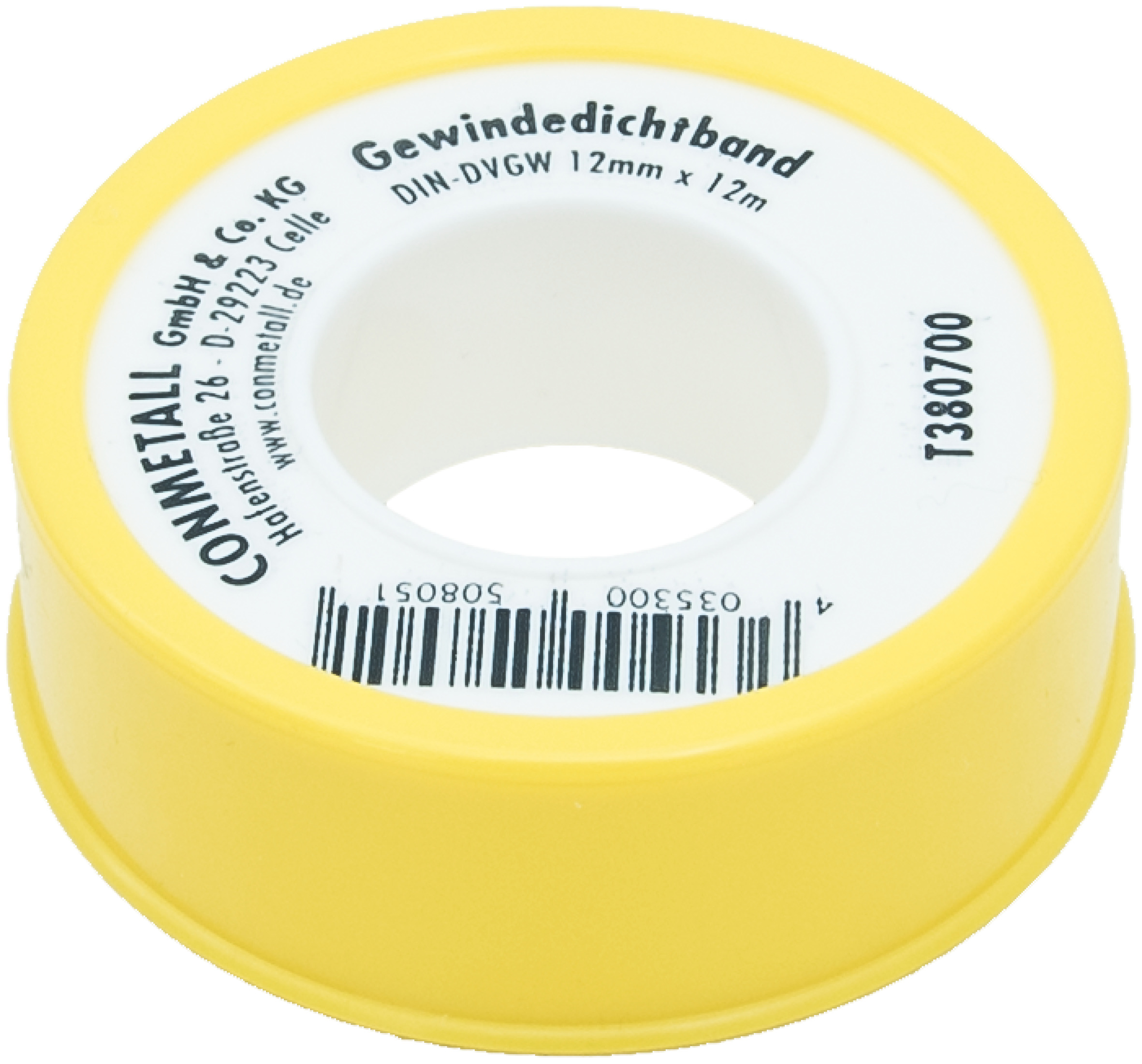 069249-pt1   GEWINDEDICHTBAND DIN-DVGW 12MM 5ST