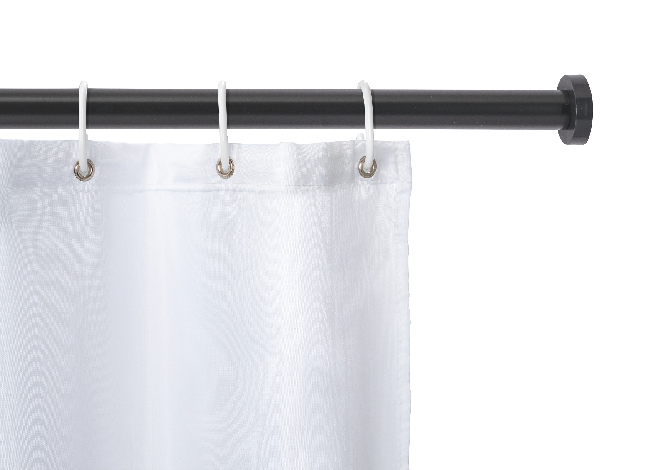 Schöner Wohnen Teleskop Duschstang.Obleon, 70-115 cm, schwarz