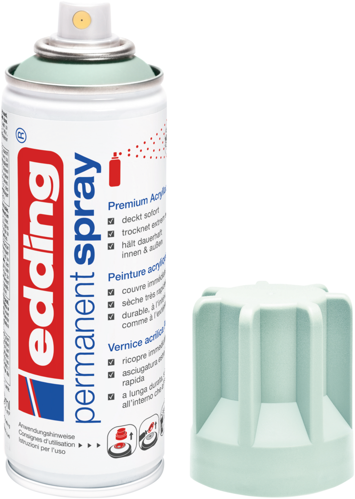 Edding 5200 Permanentspray Premium Acryllack mild mint matt Edding 5200 Permanentspray Premium Acryllack mild mint matt