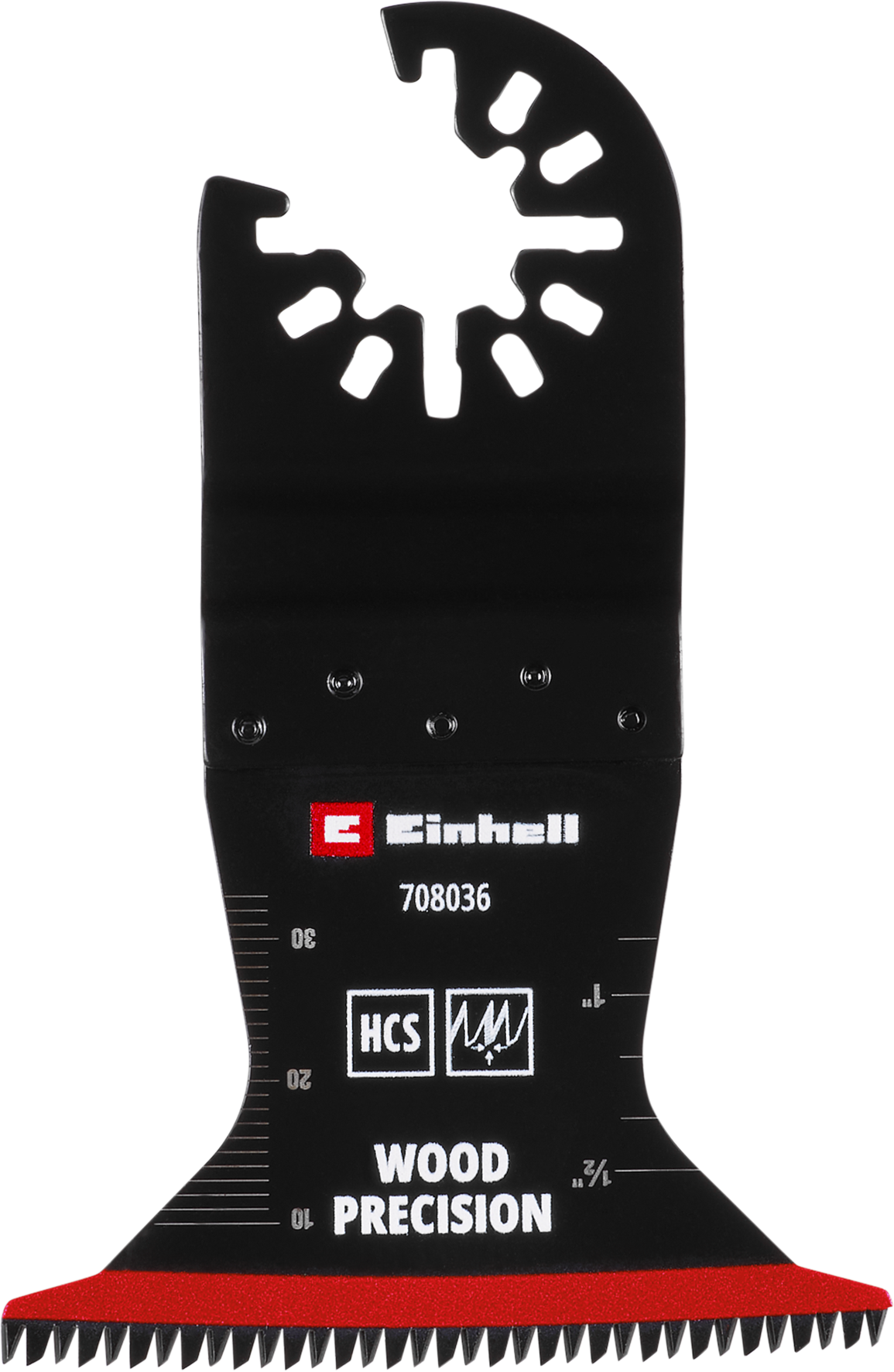 Einhell HCS-Tauchsägeblatt mit Universalaufnahme und Japanzahnung, curved, 65 x 42 mm