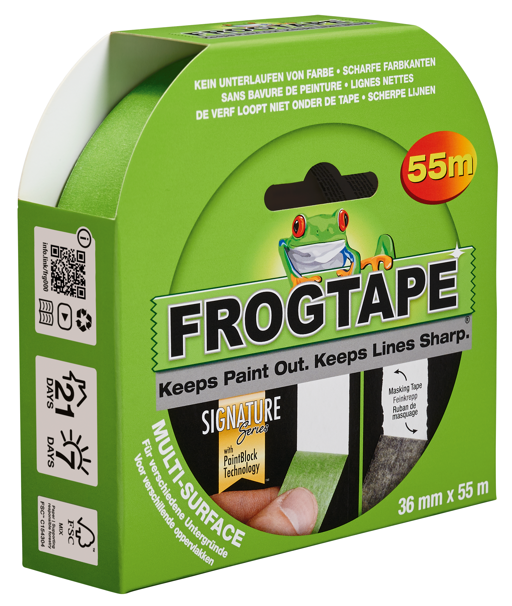 Kip FrogTape® Multi-Surface, 36 mm x 55 m