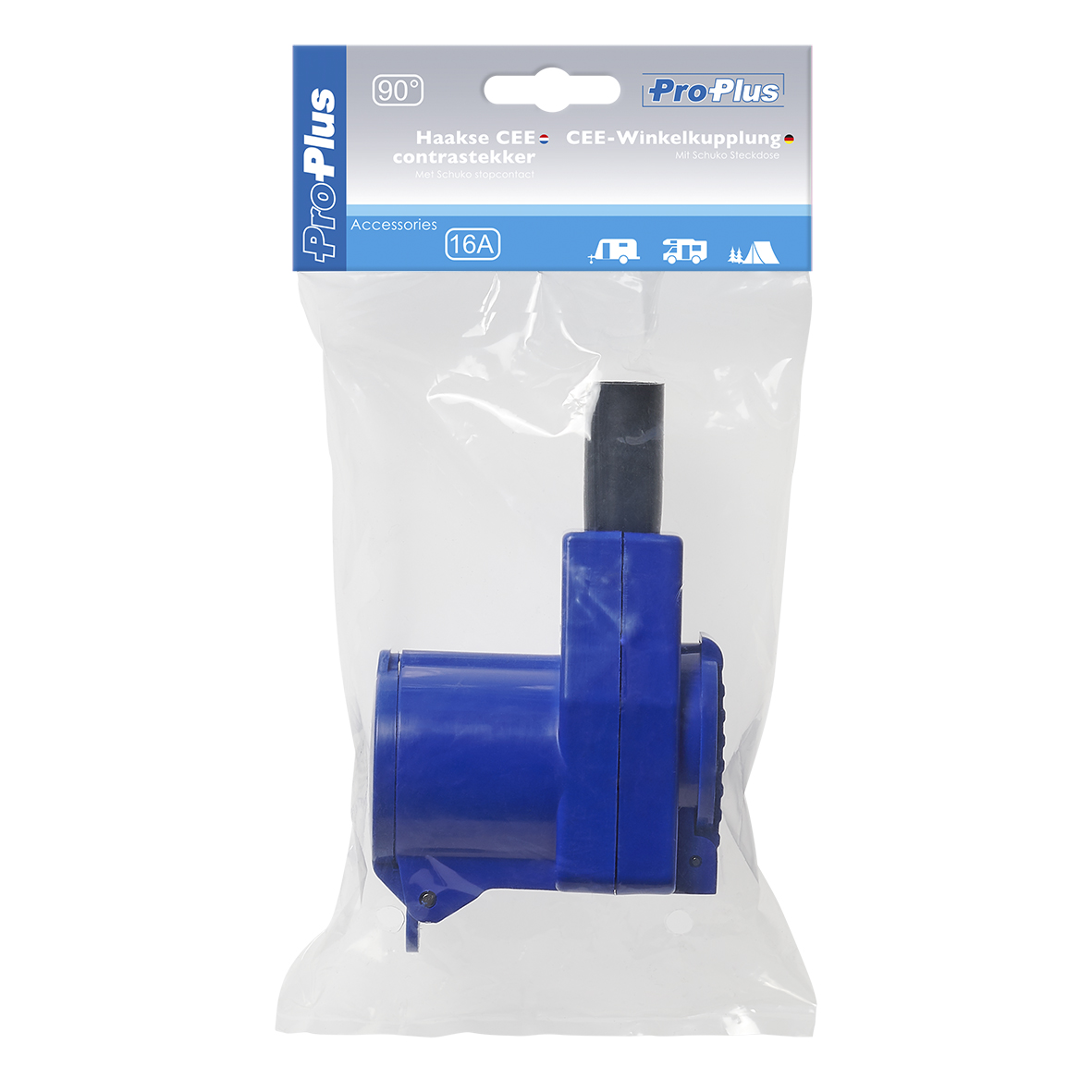 ProPlus CEE-Winkelkupplung + Schuko Steckdose ProPlus CEE-Winkelkupplung + Schuko Steckdose