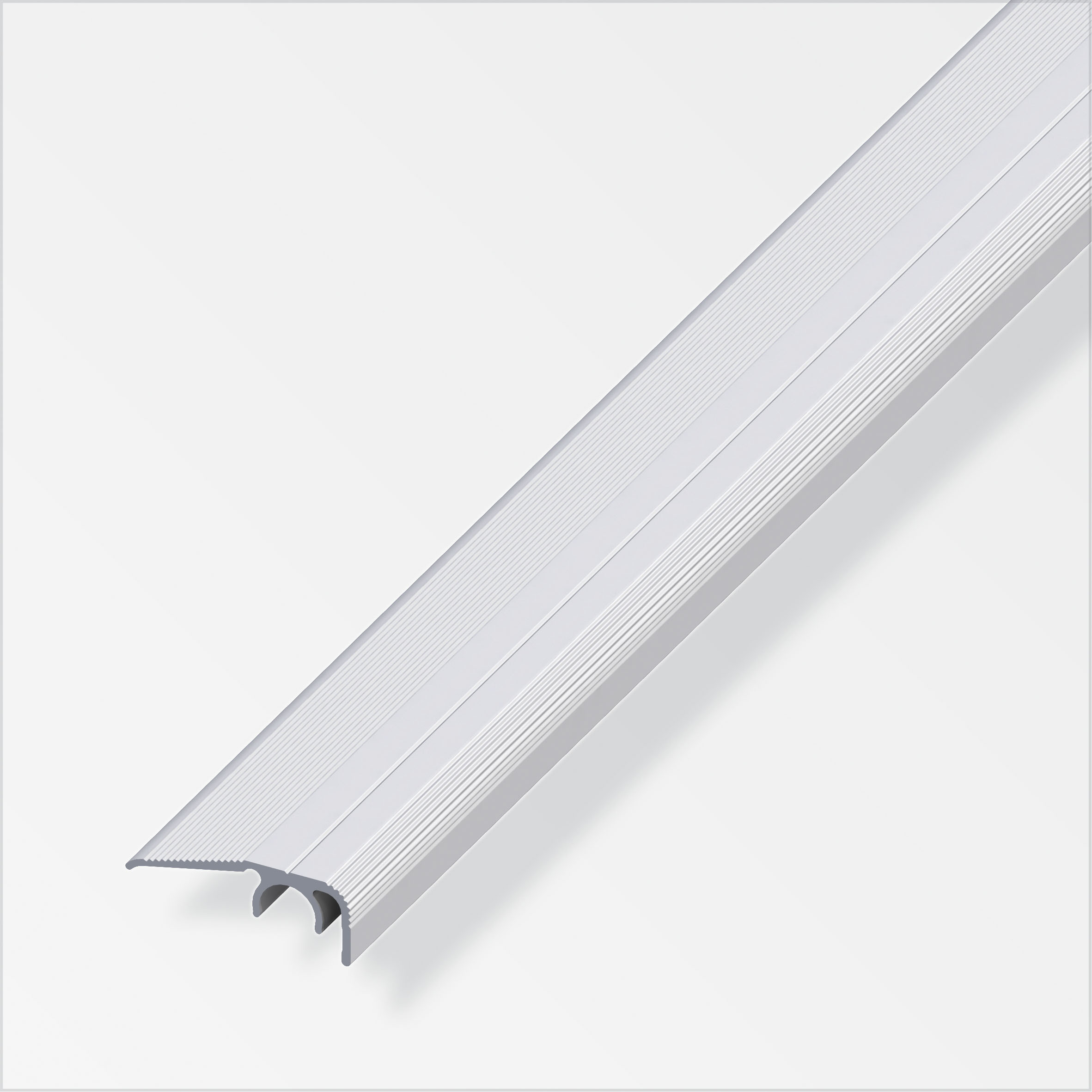 504682_Abschluss-Profil Alfer clipstech Abschluss-Profil 32 x 12,5 mm, silber